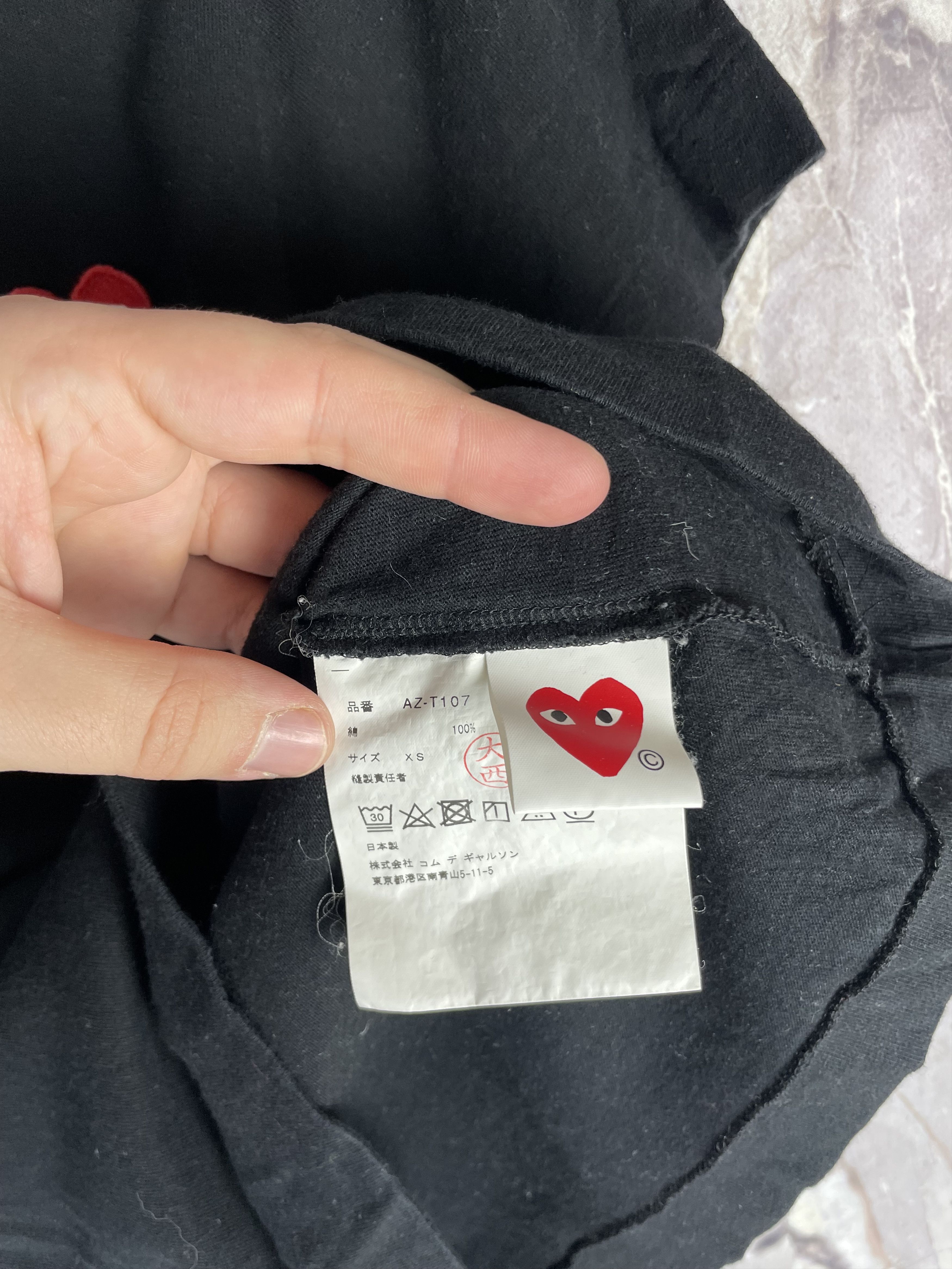 Comme des Garcons CDG Play Tee Size XS / US 0-2 / IT 36-38 - 5 Thumbnail