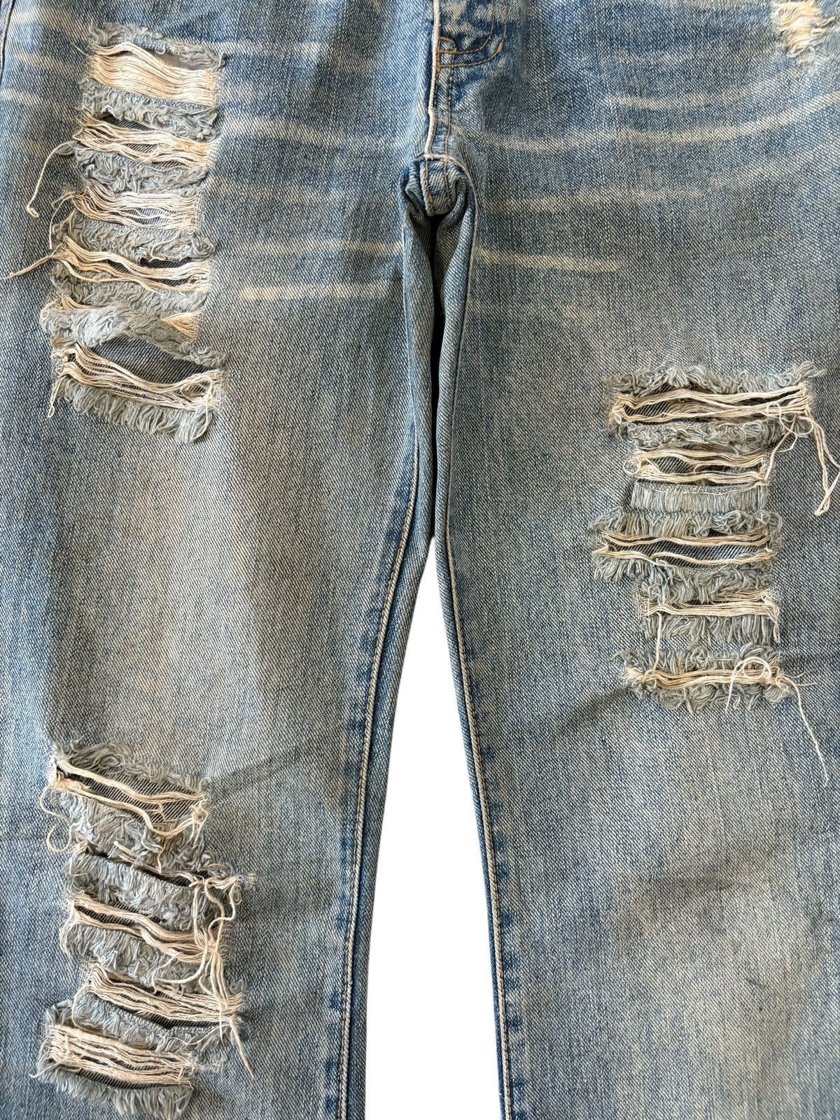 Hysteric Glamour Vintage Japanese Brand Mud Wash Distressed Flare Jeans Size US 28 / EU 44 - 5 Thumbnail