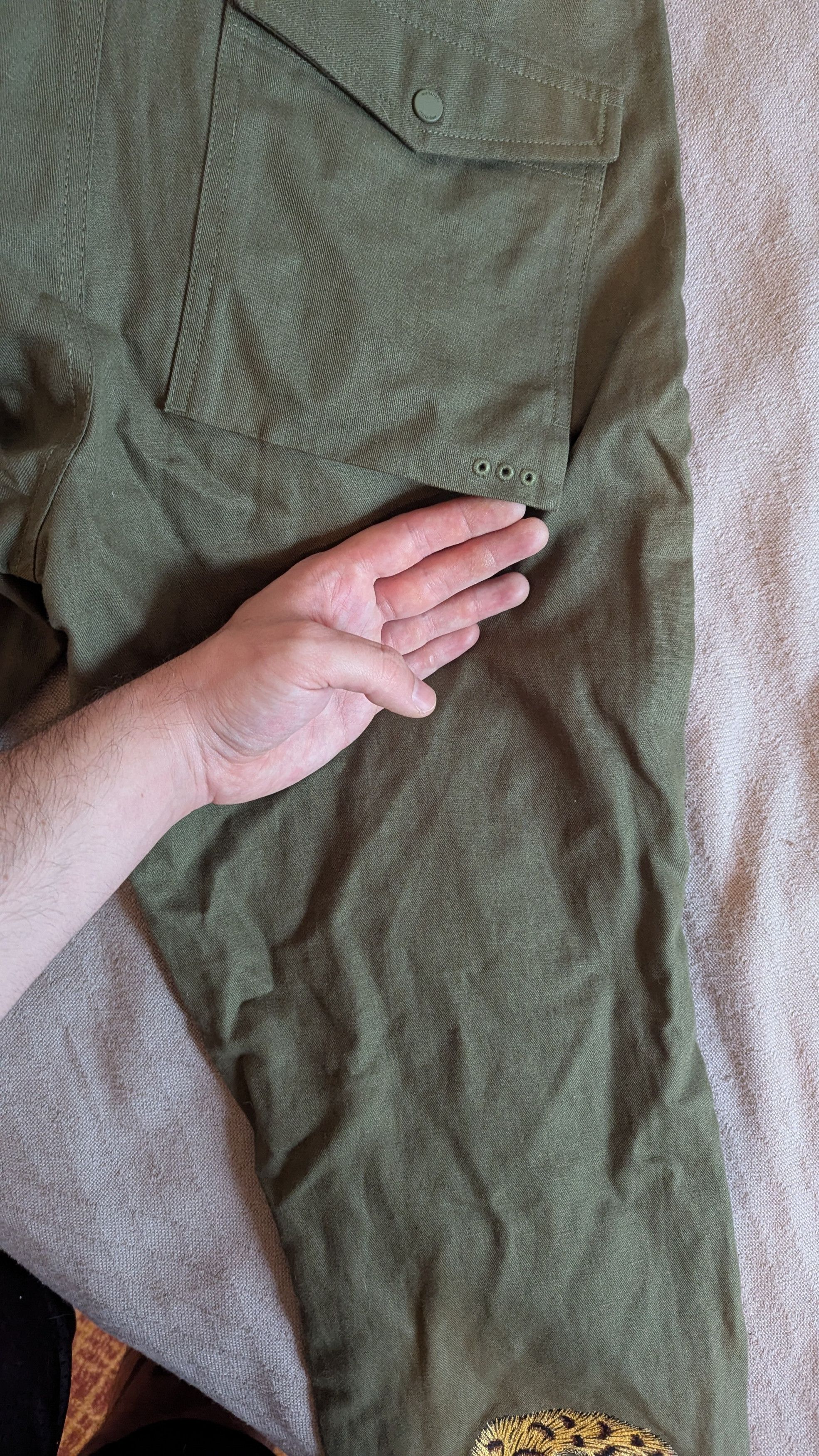 Maharishi Olive Maha Embroidered Tiger Snopants UNWORN AW 23 Size S/M Size US 30 / EU 46 - 3 Thumbnail
