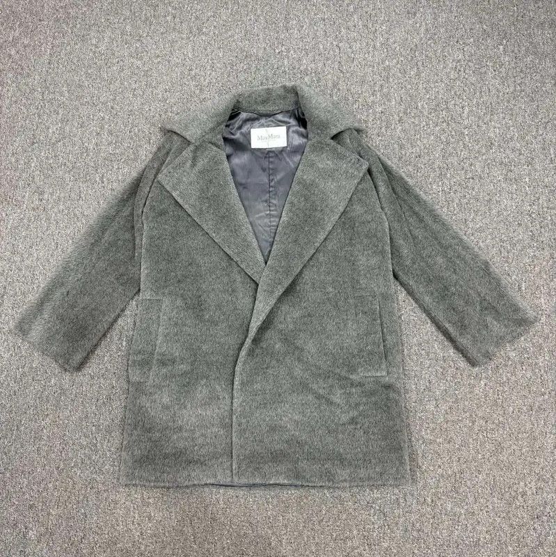Max Mara MaxMara Gray Polyester Ladies Coat 0089 Size S / US 4 / IT 40 - 1 Thumbnail