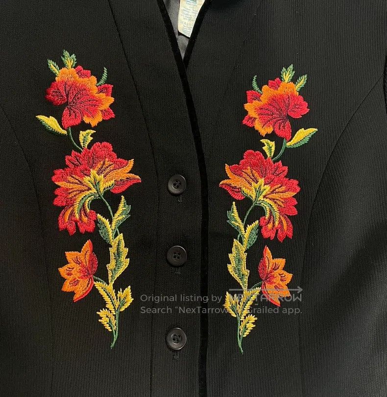 Kenzo Kenzo Embroidered Jacket Size S / US 4 / IT 40 - 3 Thumbnail