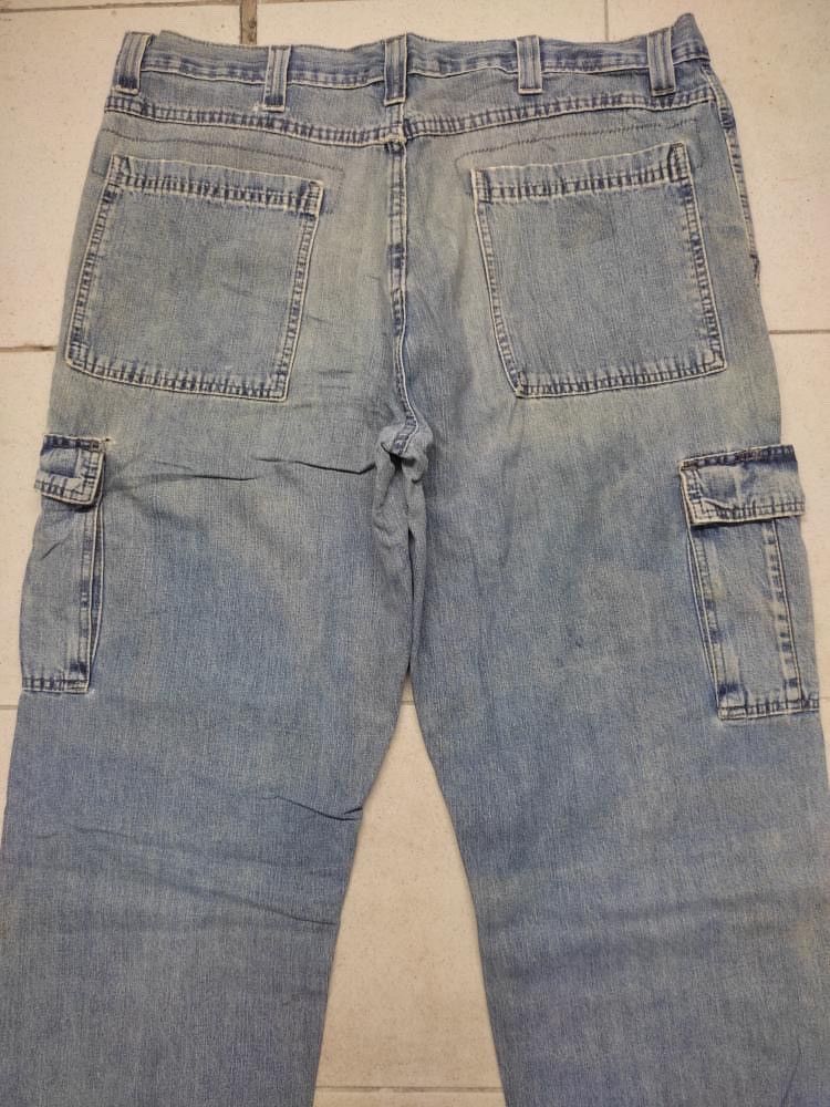 Vintage × Wrangler VINTAGE WRANGLER CARGO JEANS DISTRESSED STYLE Size US 41 - 8 Thumbnail