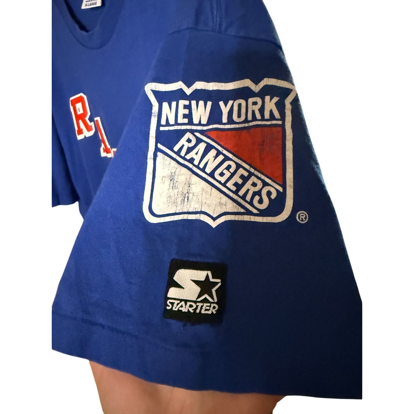 Starter Vintage New York Rangers Tee Size US XL / EU 56 / 4 - 3 Thumbnail