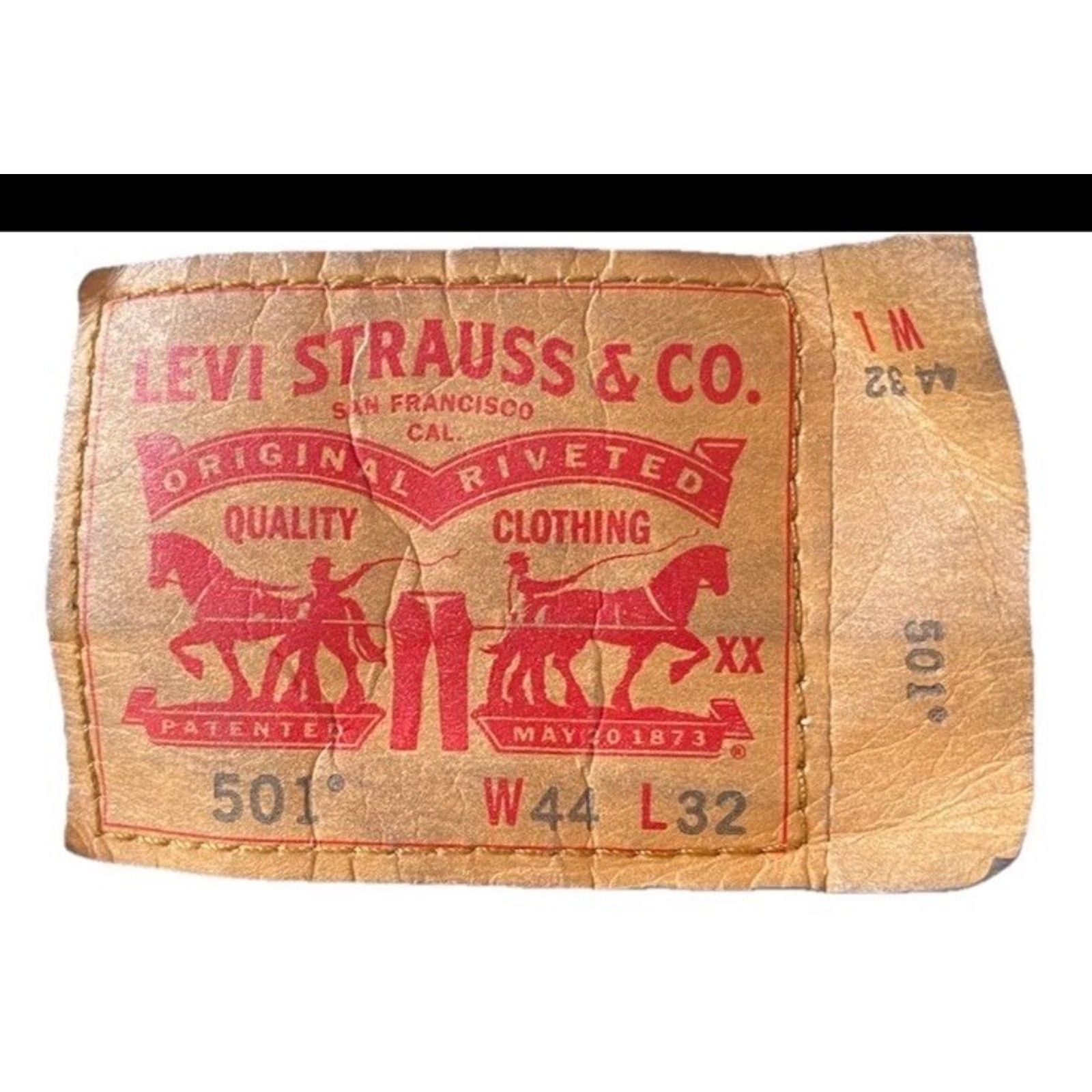 Levi's 2012 New Men's 44x32 Levi's 501 Button Fly Black Jeans Read Size US 44 / EU 60 - 4 Thumbnail