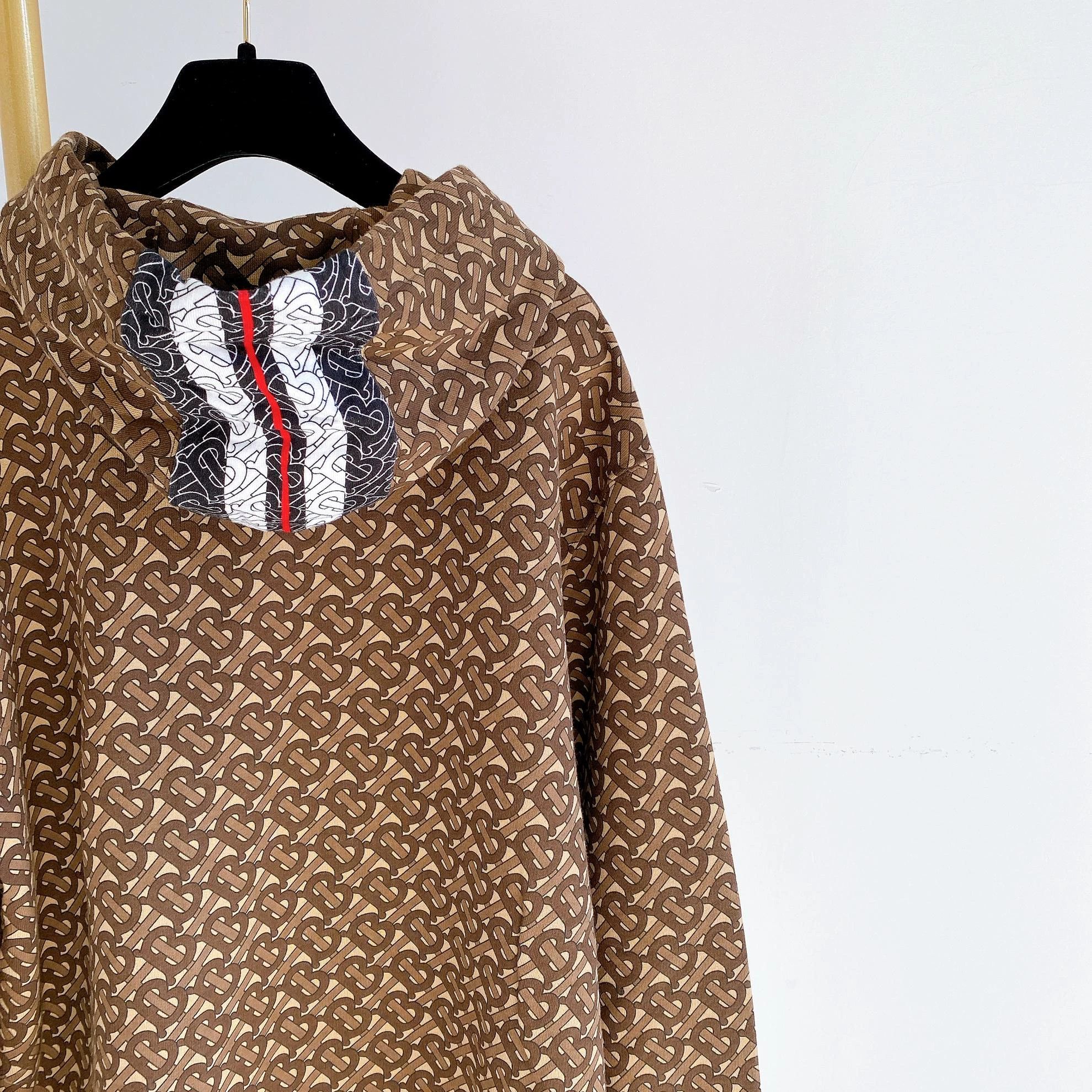 Burberry Burberry full logo hoodie L 7154 Size L / US 10 / IT 46 - 5 Thumbnail
