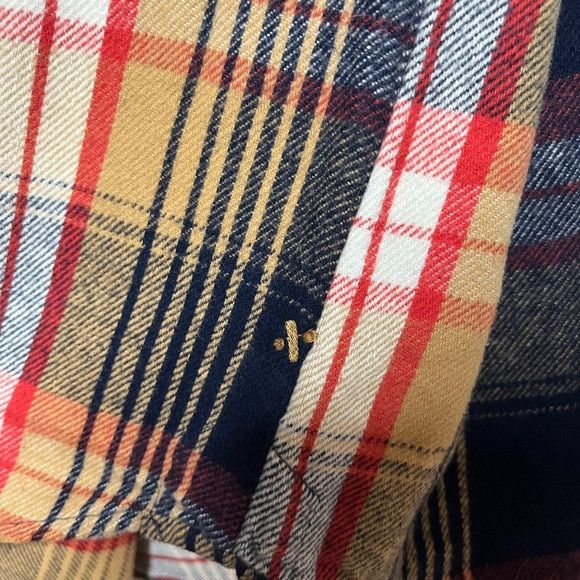 Alex Mill Alex Mill Plaid Flannel Shirt - Red/Navy/Beige - Size L Size US L / EU 52-54 / 3 - 8 Thumbnail