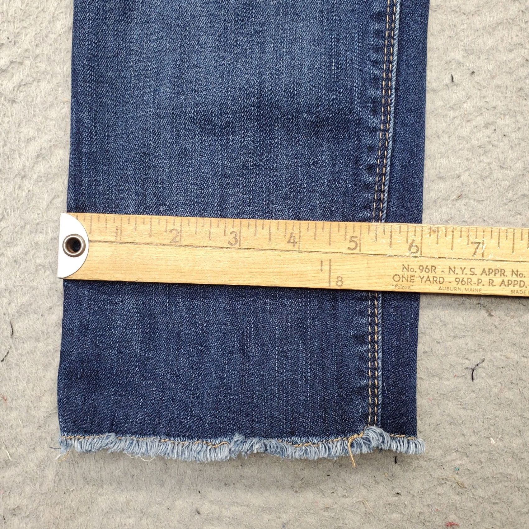 White House Black Market White House Black Market Slim Crop Jeans Womens 0 Blue Denim Cropped 5-Pocket Design Inseam 26" Size 25" / US 0 / IT 36 - 5 Thumbnail