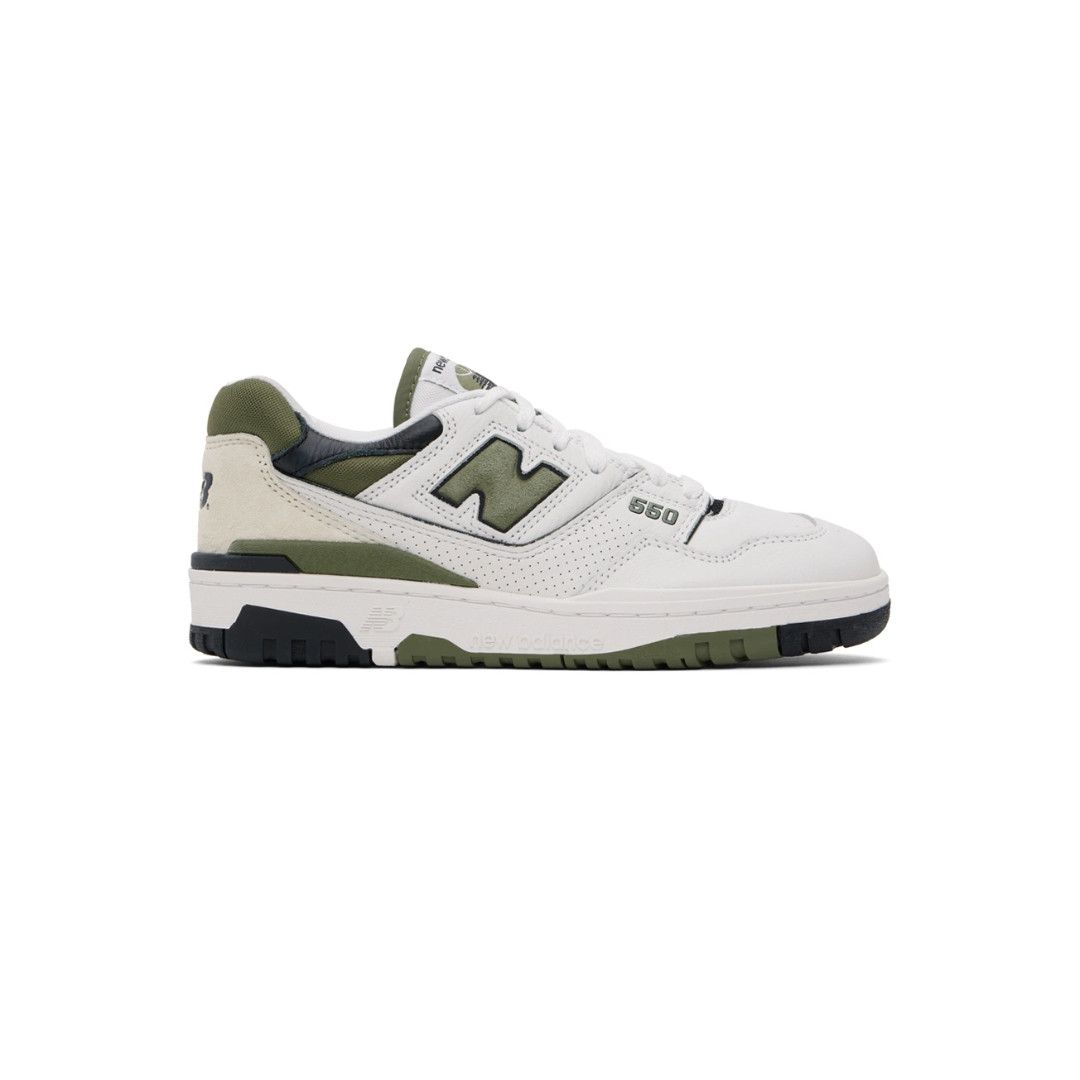 New Balance o1w1db10824 550 Sneakers in White/Green Size US 9 / EU 42 - 1 Thumbnail