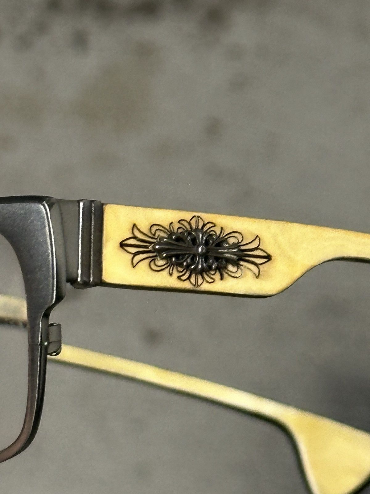 Chrome Hearts Chrome Hearts “Tipping Velvet” Silver/EBONY Vintage Glasses Size ONE SIZE - 11 Thumbnail