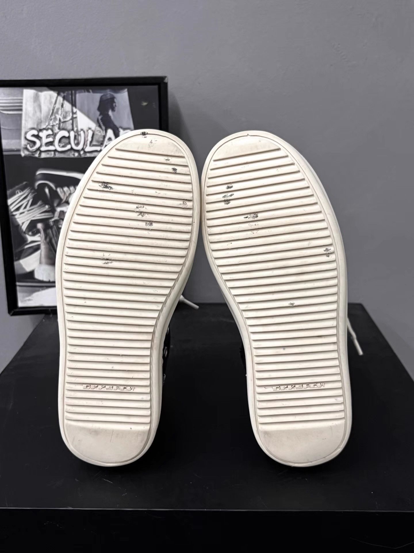Rick Owens RickOwens High-top Canvas Jumbo Sneakers K34 Size US 5 / IT 35 - 8 Thumbnail