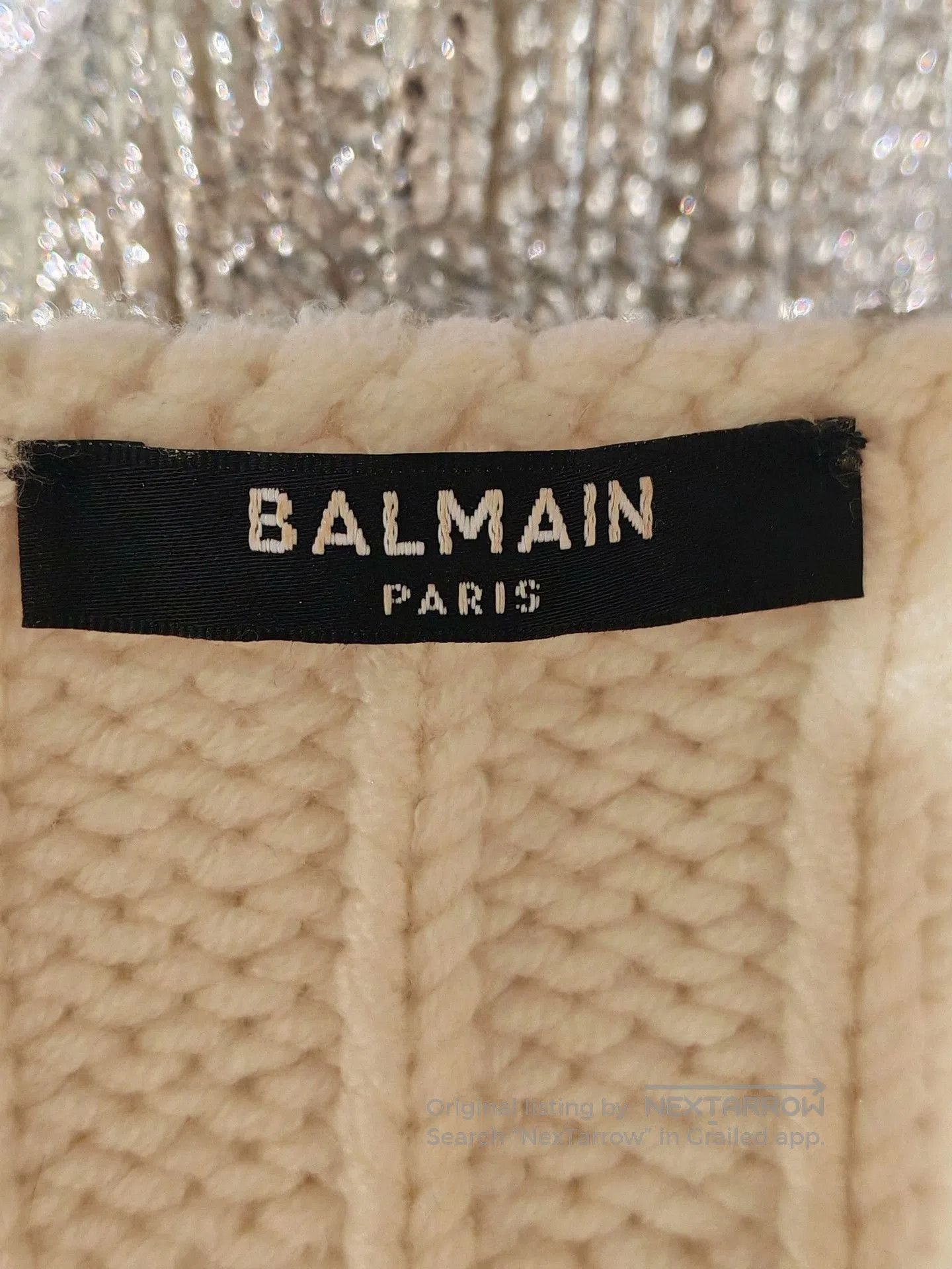 Balmain Balmain Silver Sequin Knit Set. Size XS / US 0-2 / IT 36-38 - 6 Thumbnail