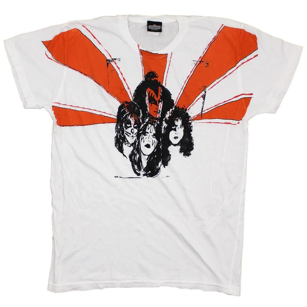 Winterland Vintage KISS T-shirt - Juniors Kiss Rising Sun