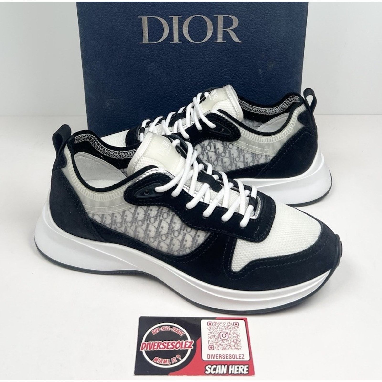 Dior Size 40EU/7US - Dior B25 Oblique Runners Size US 7 / EU 40 - 1 Thumbnail