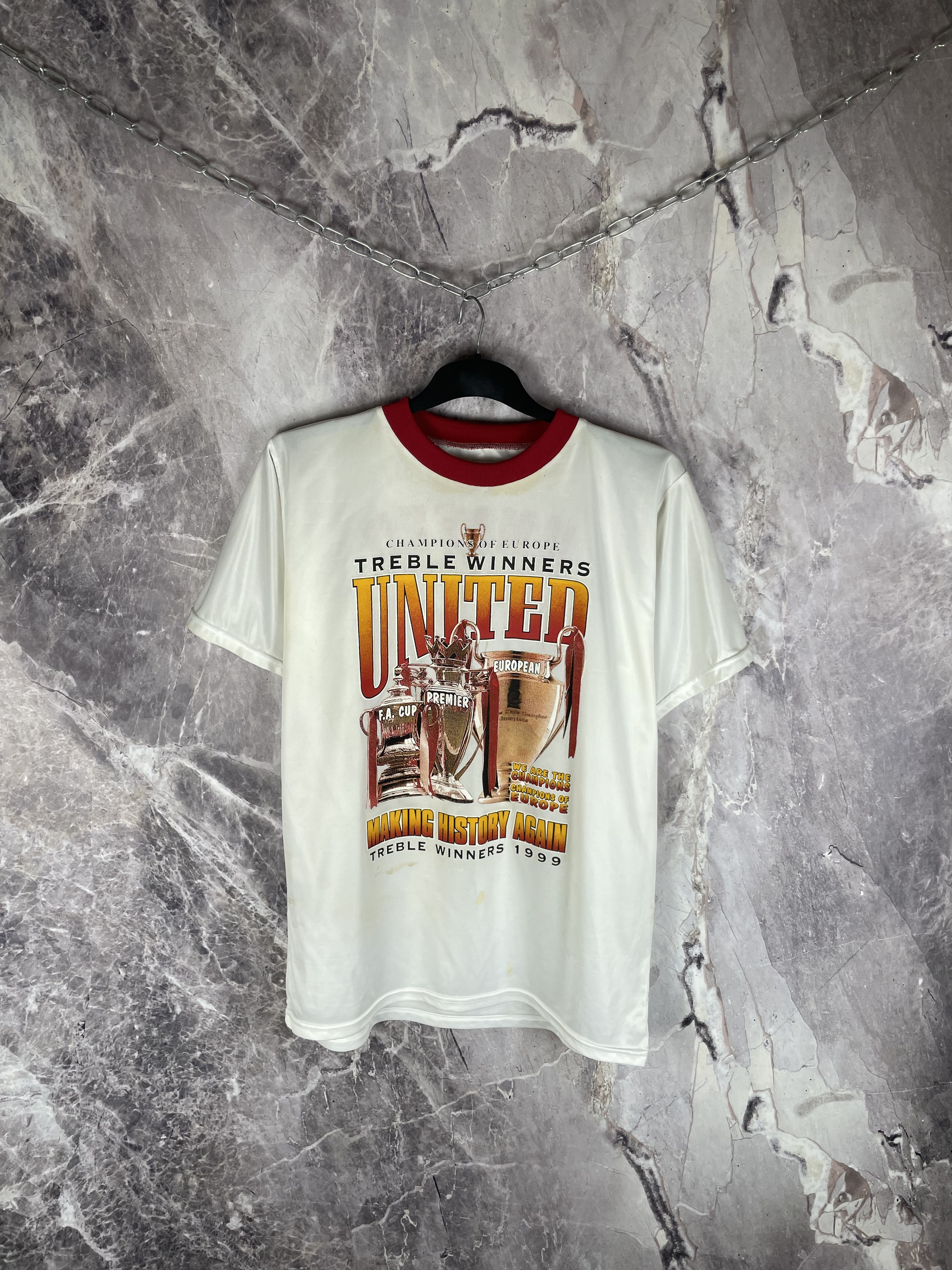Vintage Manchester United Campions 1999 Vintage Tee Size US L / EU 52-54 / 3 - 1 Thumbnail