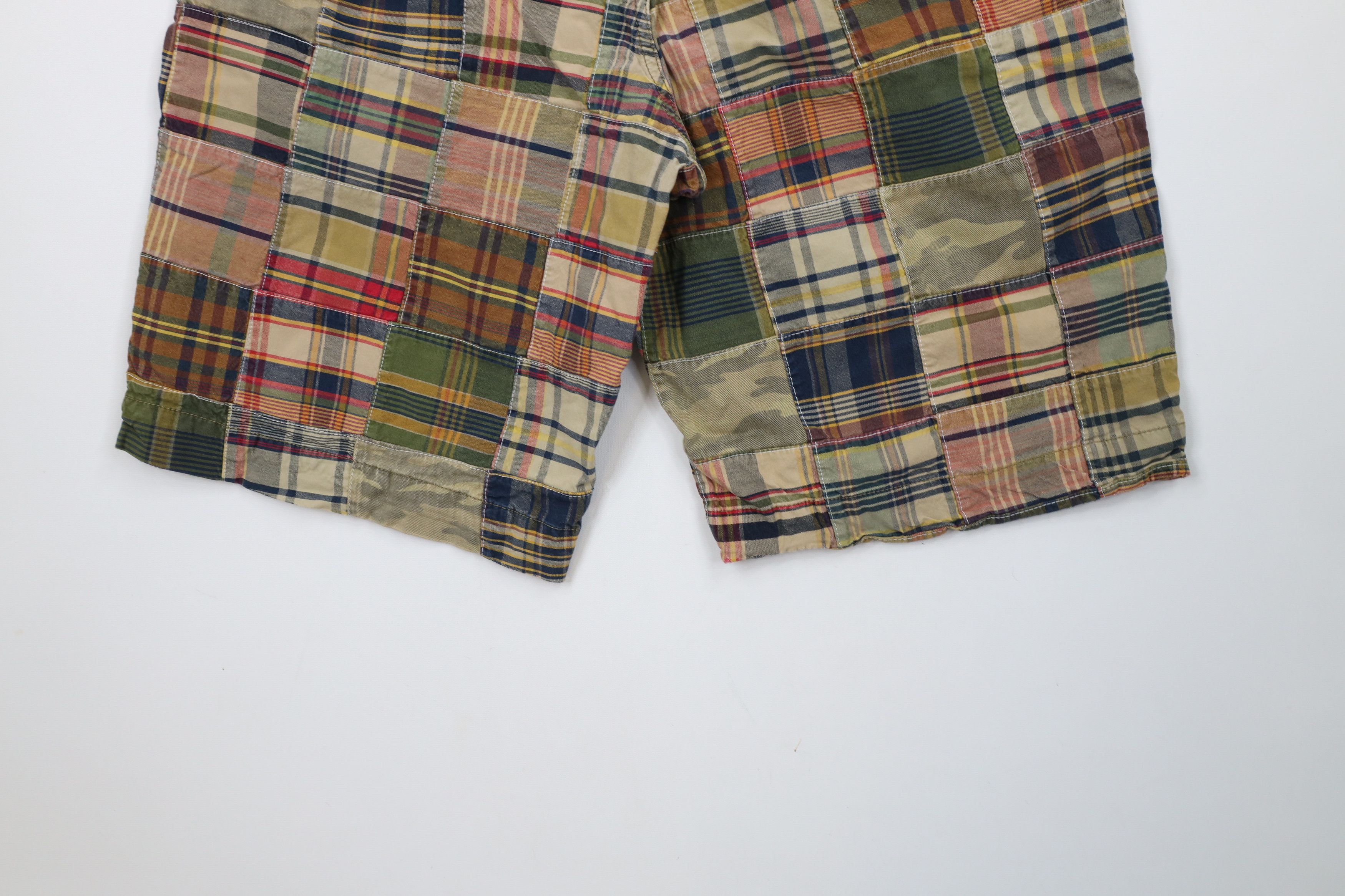 American Eagle Outfitters × Vintage Vintage American Eagle Patchwork Shorts Longer Length Size US 32 / EU 48 - 15 Thumbnail