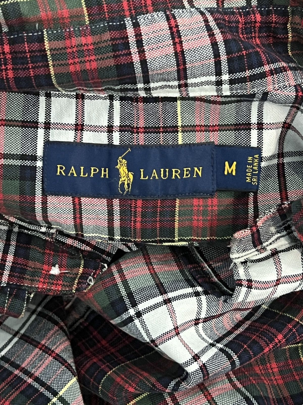 Polo Ralph Lauren Vintage Y2K Polo Ralph Lauren Plaid Red/White Button Shirt Size US M / EU 48-50 / 2 - 4 Thumbnail