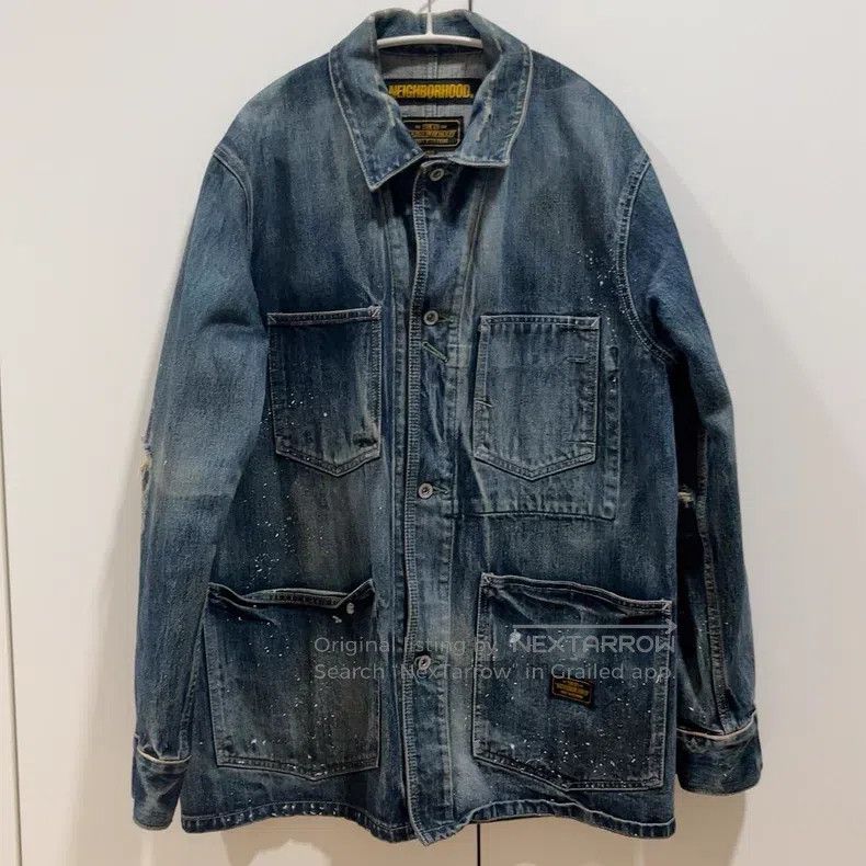 Neighborhood Neighborhood Denim Jacket Size US L / EU 52-54 / 3 - 1 Thumbnail