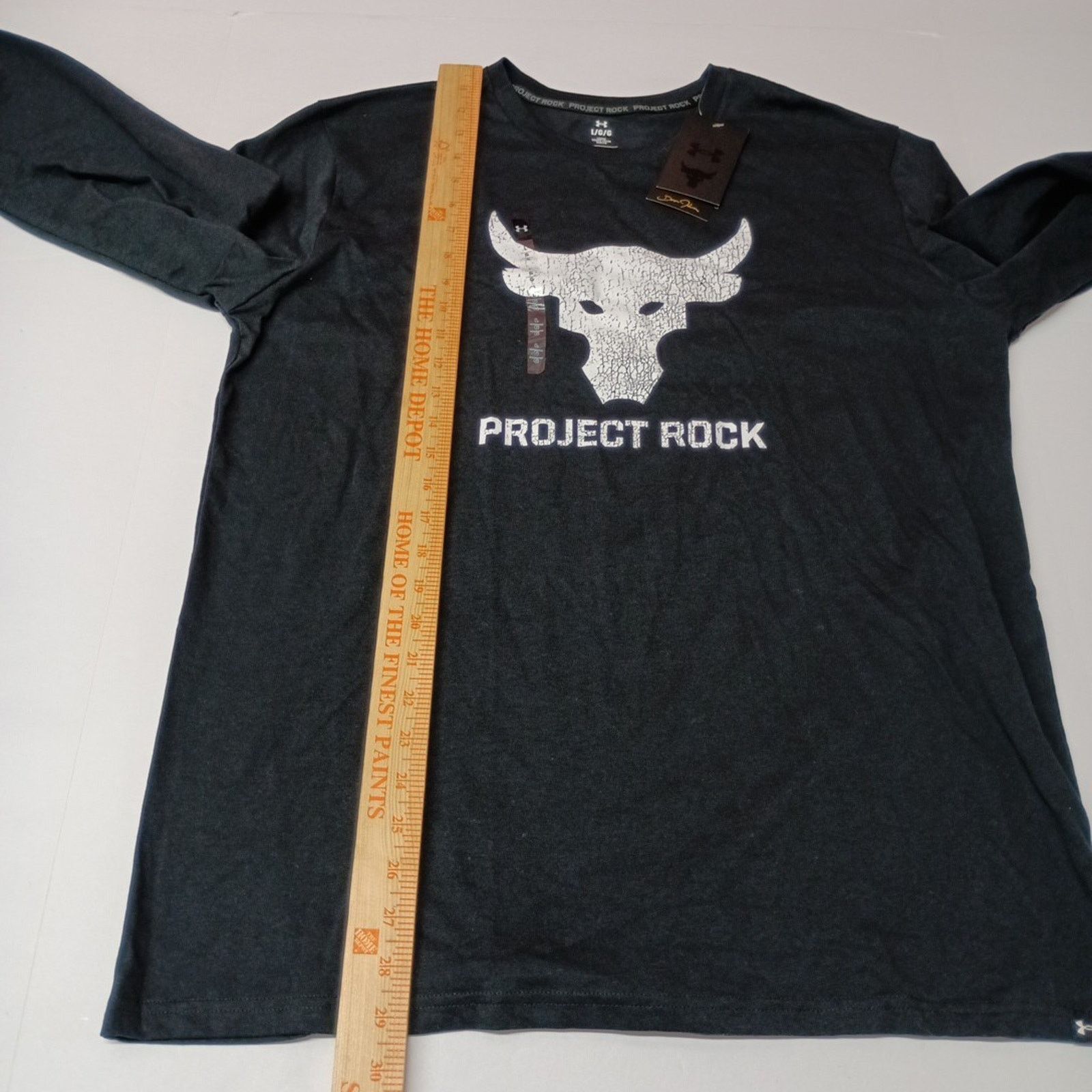 Under Armour Under Armour Project Rock Brahma Bull T-shirt Men's L Black Size US L / EU 52-54 / 3 - 6 Thumbnail