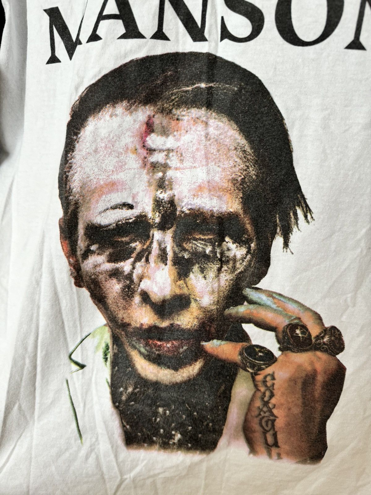 Band Tees × Marilyn Manson × Vintage Marilyn Manson vintage long sleeve world tour 2017shirt Size US M / EU 48-50 / 2 - 2 Thumbnail