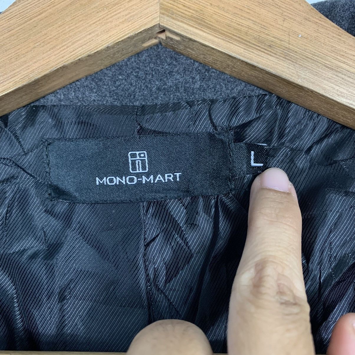 Japanese Brand Japanese Brand Monomart Black Coat Size US L / EU 52-54 / 3 - 14 Thumbnail
