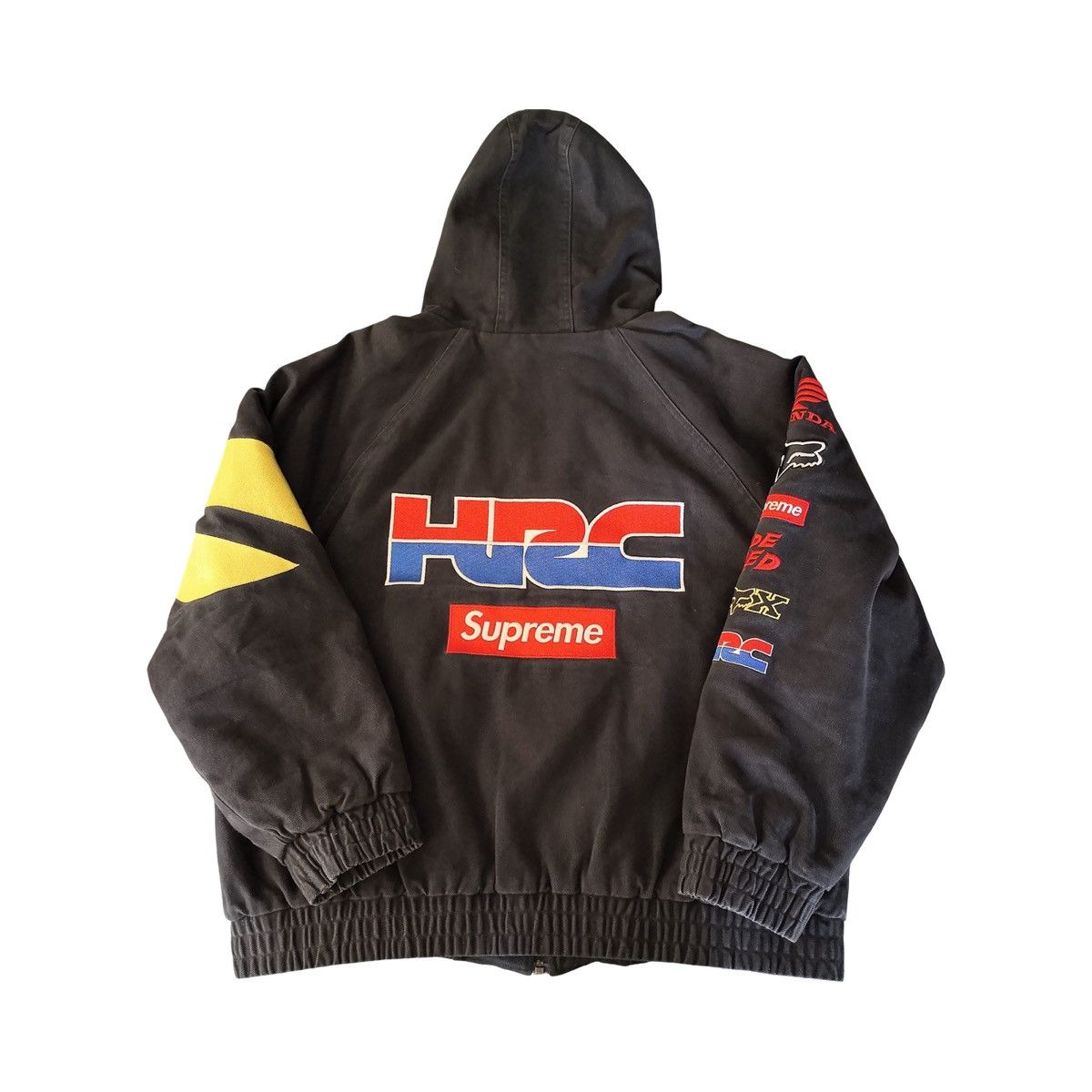 Fox Racing × Honda × Supreme Supreme x Honda x Fox Racing Puffy Zip Up Jacket. Size US XL / EU 56 / 4 - 2 Thumbnail