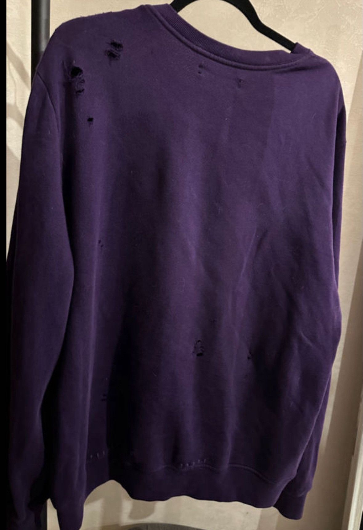 Amiri Amiri Poison Distressed Sweatshirt Size US M / EU 48-50 / 2 - 3 Thumbnail