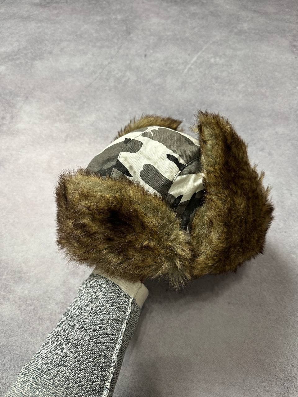 Japanese Brand × Vintage Vintage Y2K USHANKA Mohair Fuzzy 90’s Hat Asap Rocky Style Size ONE SIZE - 3 Thumbnail