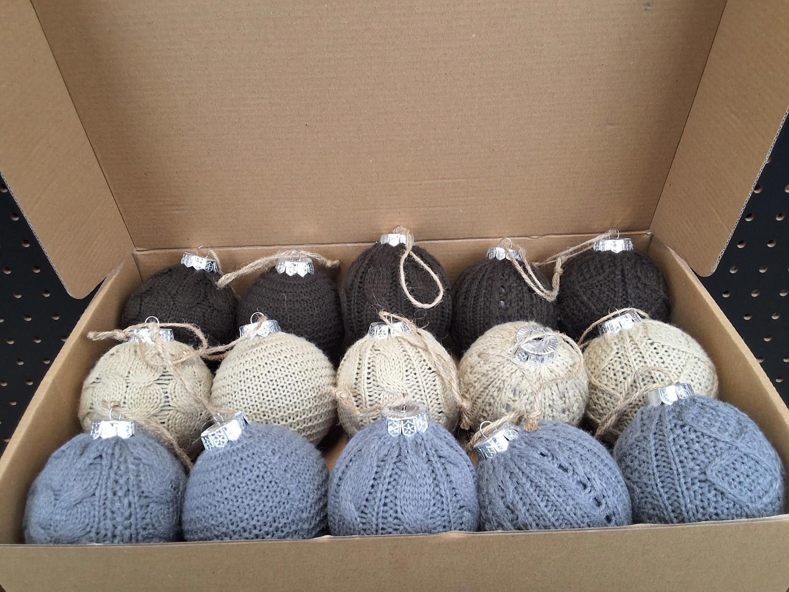 Genetic Manipulation Shinichiro Kuriya 15-Pack Cozy Crochet Holiday Ornaments - Neutral Grey Tones Size ONE SIZE - 2 Thumbnail