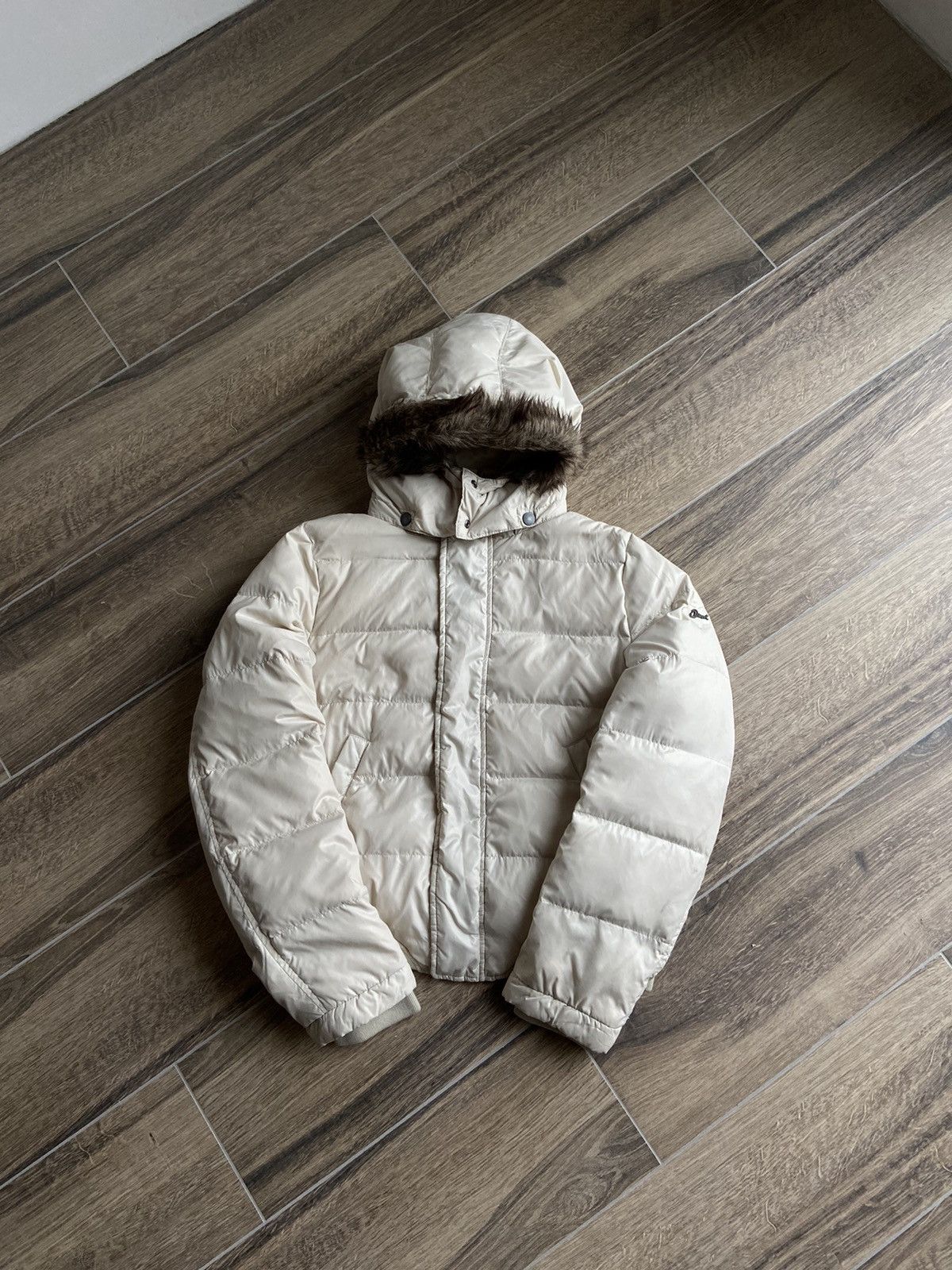 Diesel DIESEL CREAM FUR PUFFER JACKET Size S / US 4 / IT 40 - 1 Thumbnail