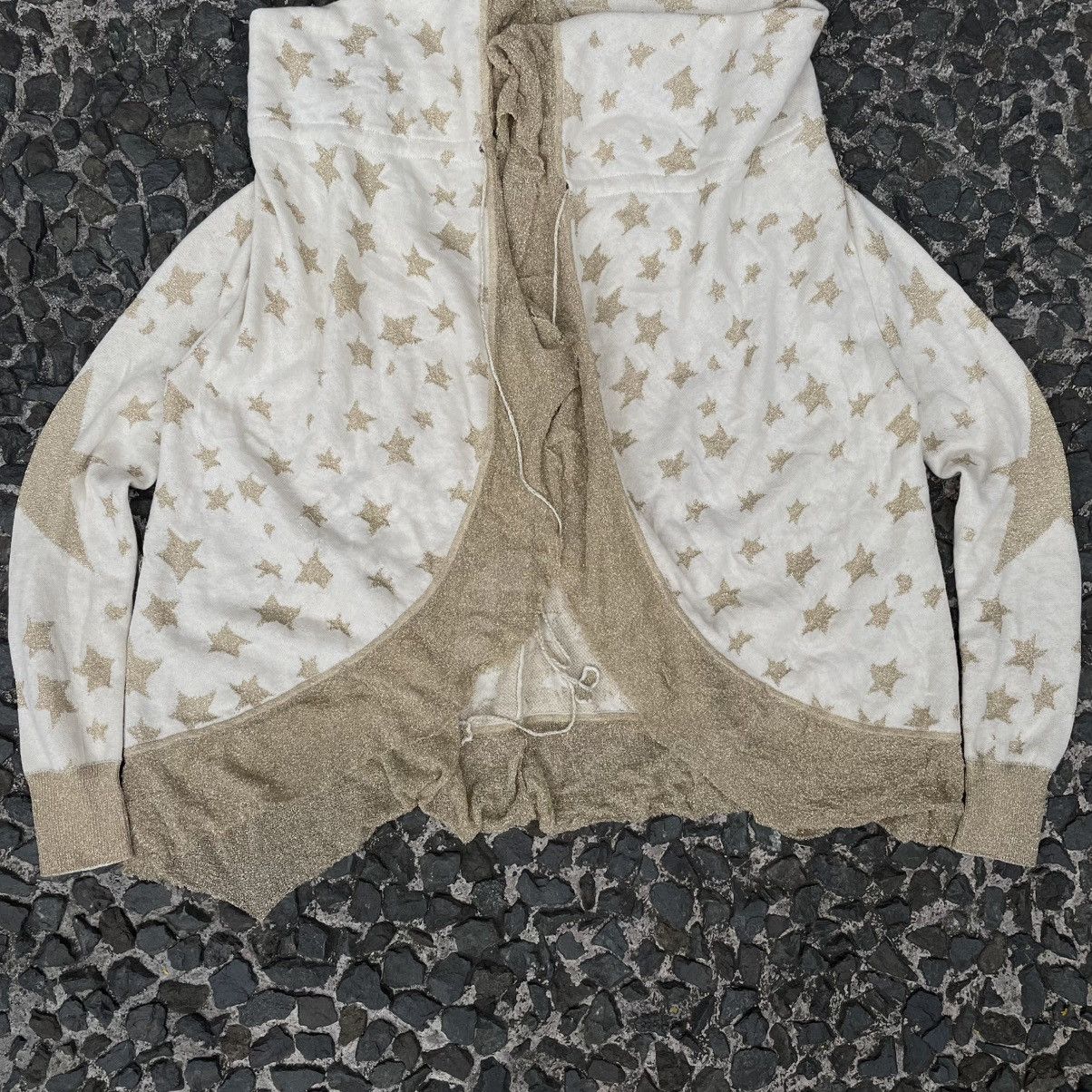 Tsumori Chisato Tsumori Chisato gold shimmer Knit Cardigan Size M / US 6-8 / IT 42-44 - 3 Thumbnail