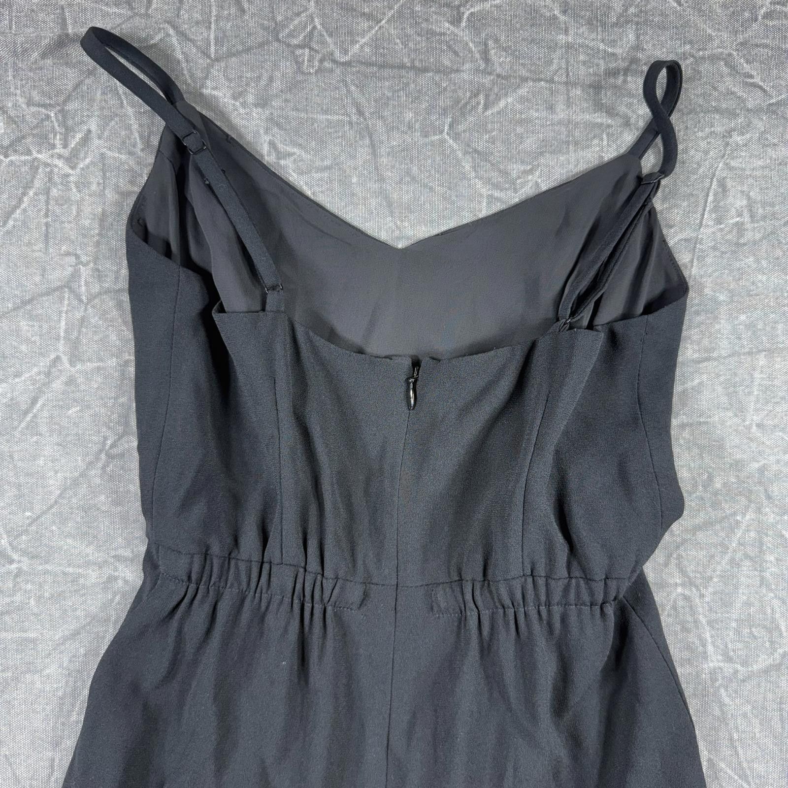 Other Babaton Aritzia Black Wide Leg Jumpsuit XXS Spaghetti Strap Size 25" / US 0 / IT 36 - 5 Thumbnail