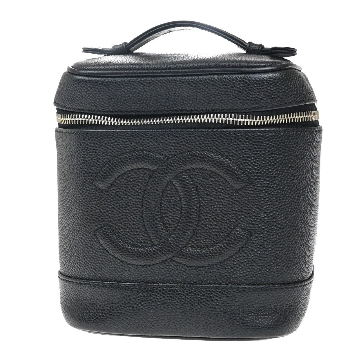 Chanel Chanel Vintage Timeless Cosmetic Case Caviar Size ONE SIZE - 1 Thumbnail