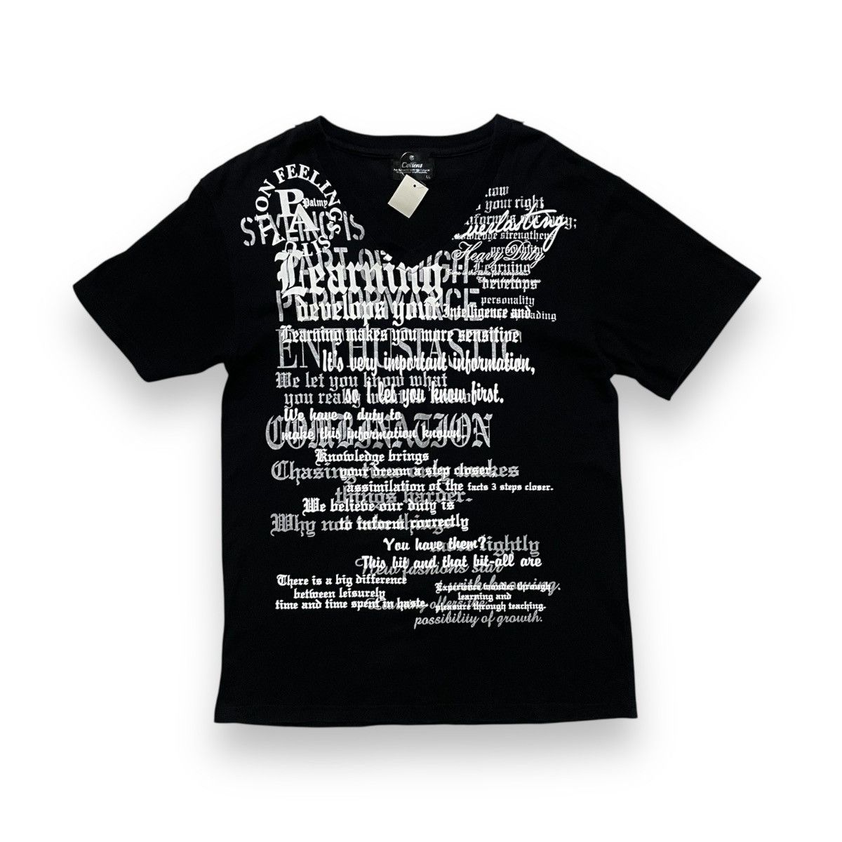 If Six Was Nine Original Tshirt Y2K Cottins Poem Design LGB Size US S / EU 44-46 / 1 - 1 Thumbnail