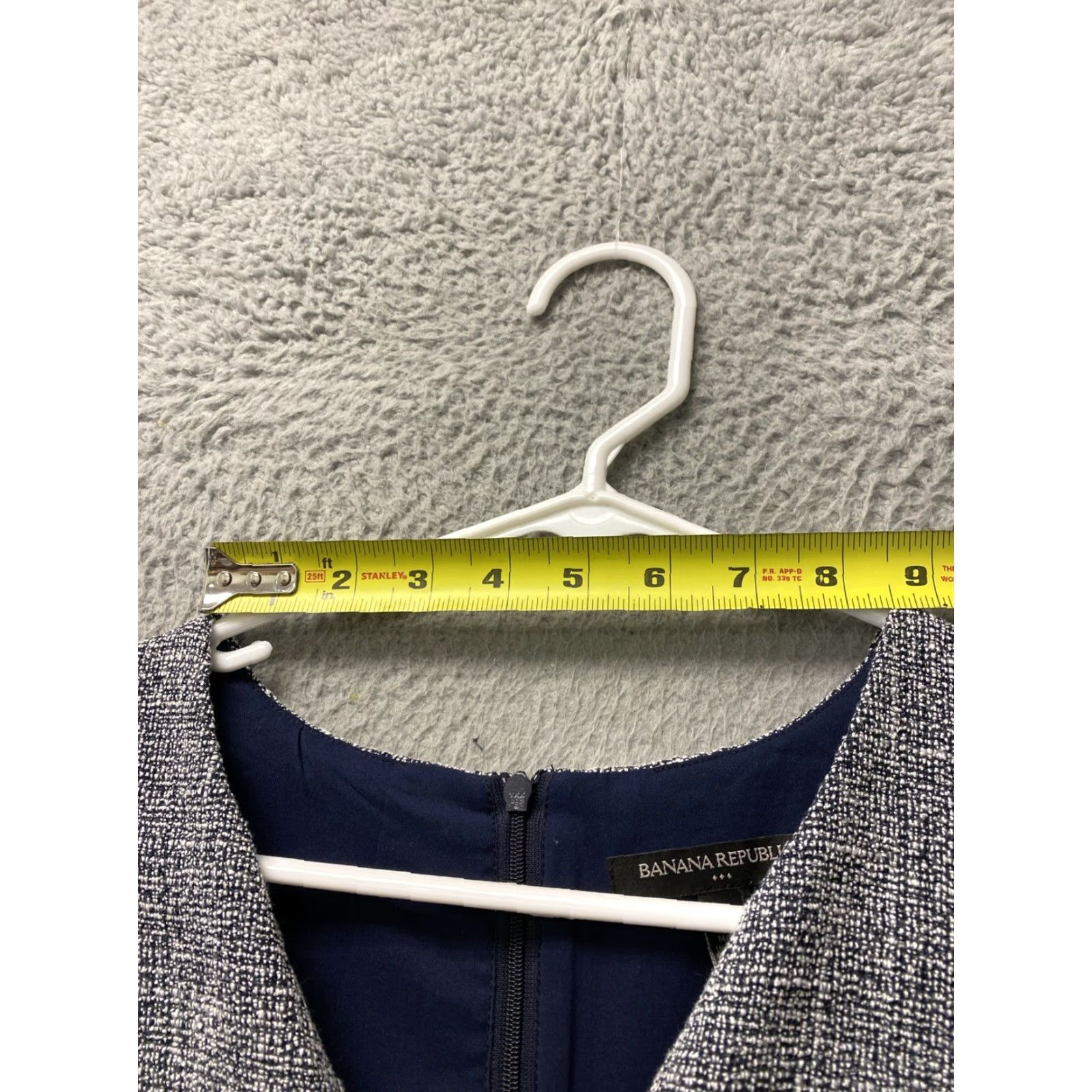 Banana Republic VINTAGE Banana Republic Dress Women Sleeveless Gray Pencil Knee Length Size 2 Adult Womens Size XS / US 0-2 / IT 36-38 - 4 Thumbnail