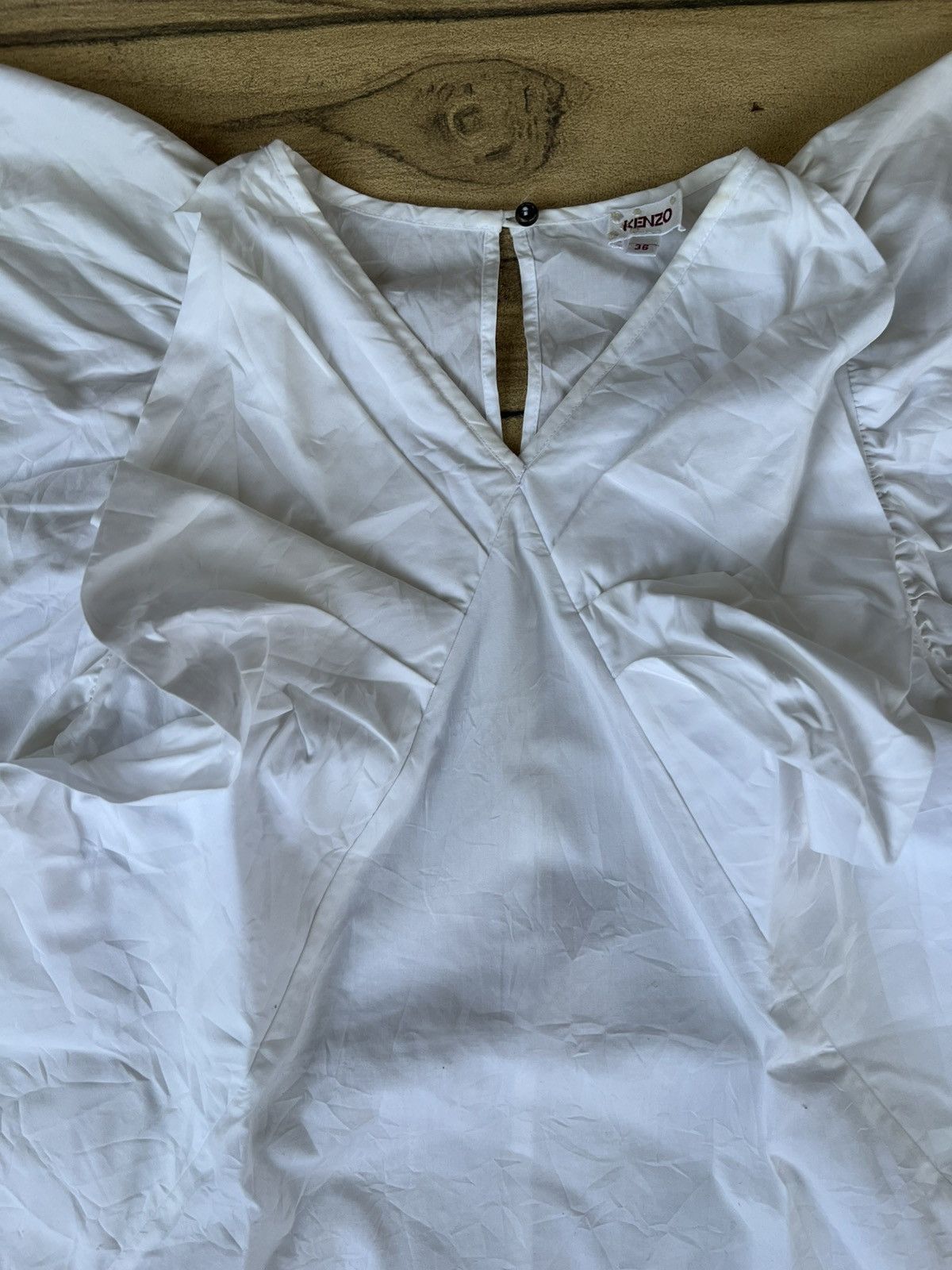 Kenzo Kenzo frinkle butterfly blouse Size XS / US 0-2 / IT 36-38 - 4 Thumbnail