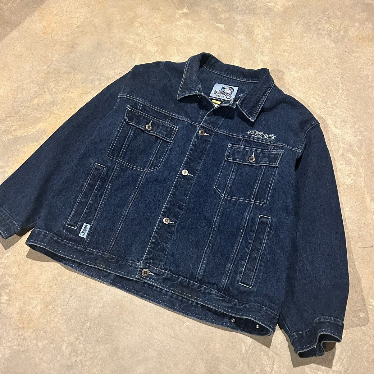 Southpole × Vintage Crazy Vintage 90s Southpole Cartoon Denim Jacket Hiphop Size US XXL / EU 58 / 5 - 6 Thumbnail