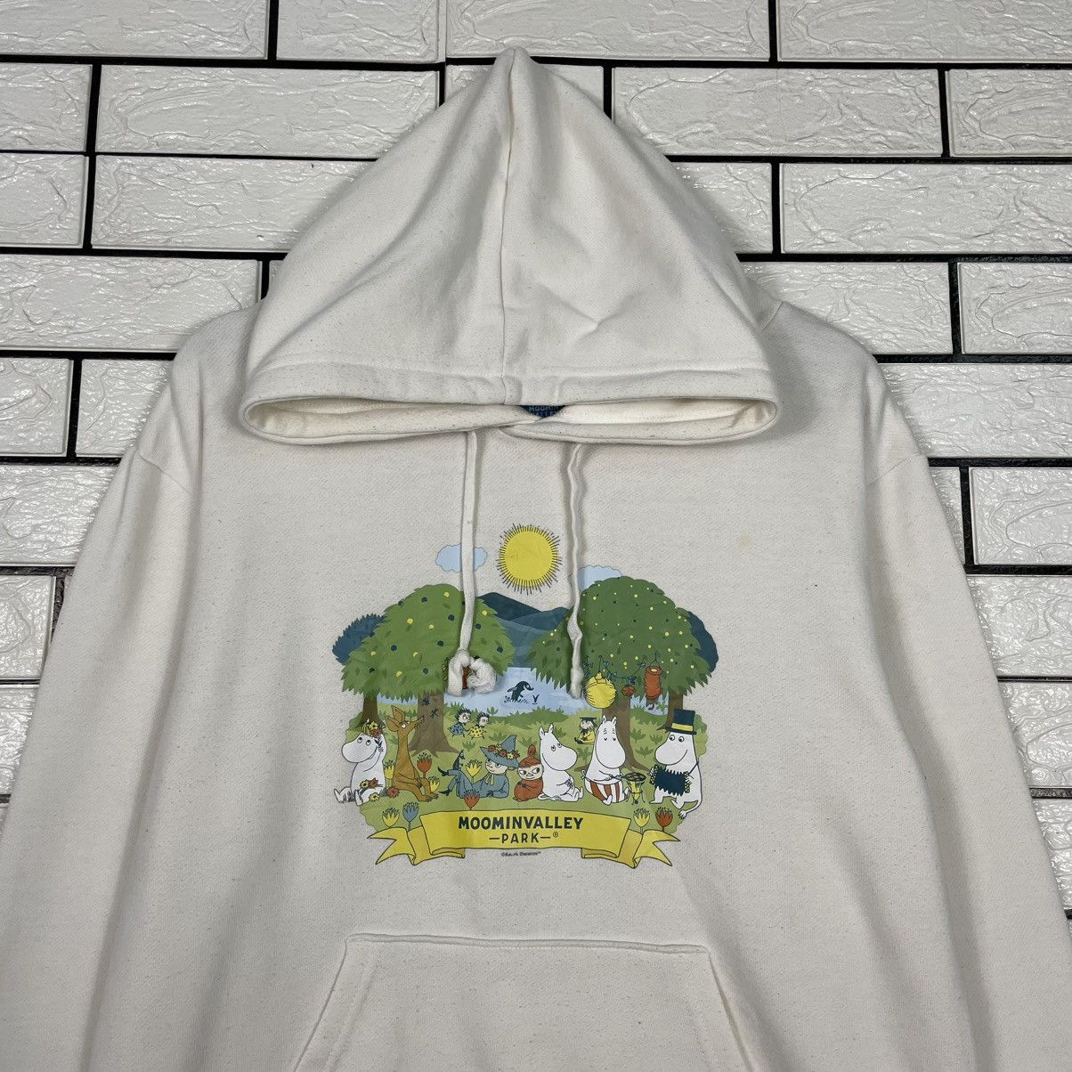 Japanese Brand Moomin Valley Park Pullover Hoodie Size US M / EU 48-50 / 2 - 2 Thumbnail
