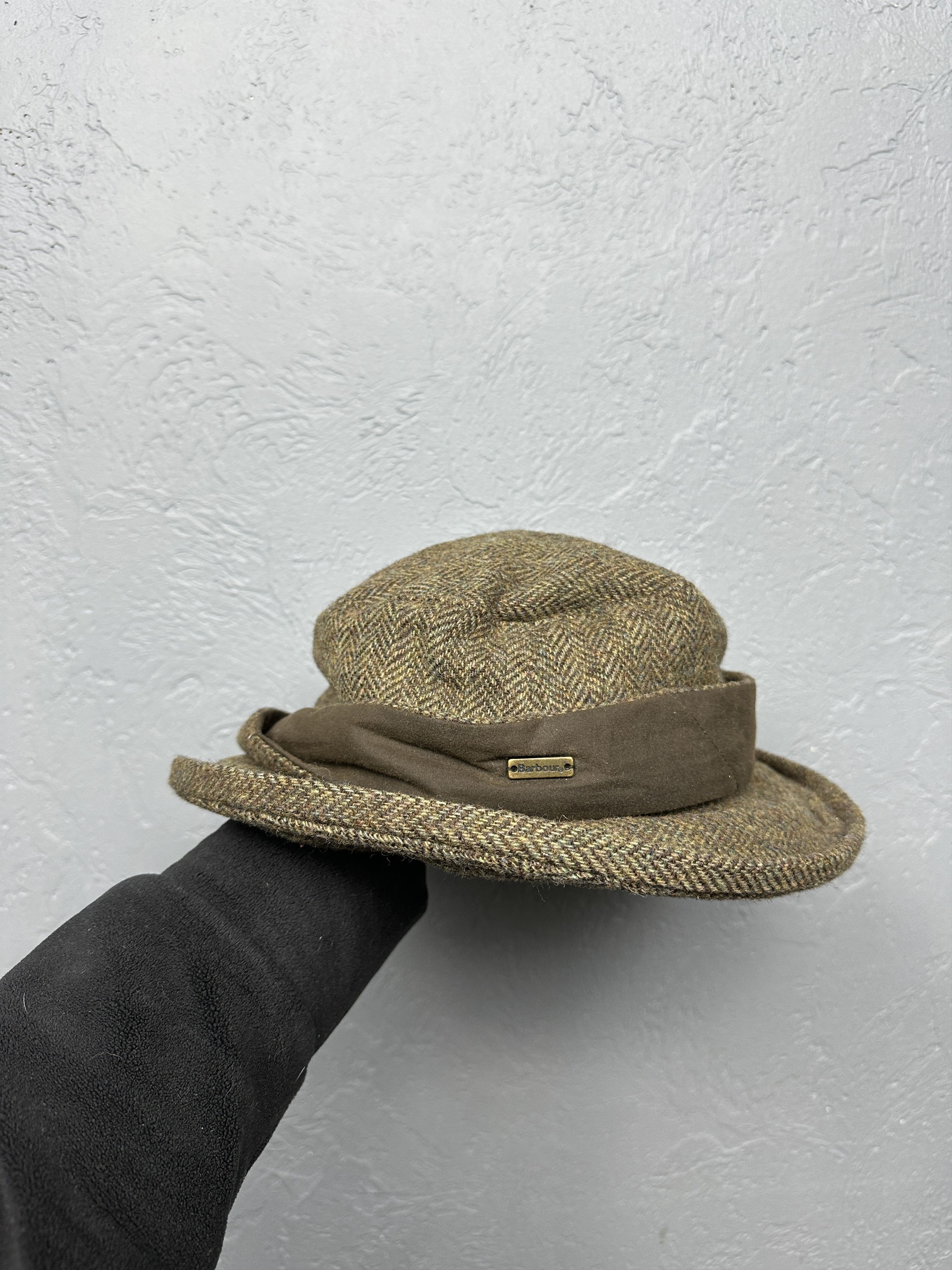 Barbour Barbour Vintage Mens Wool Bucket Hat Cap Size ONE SIZE - 1 Thumbnail