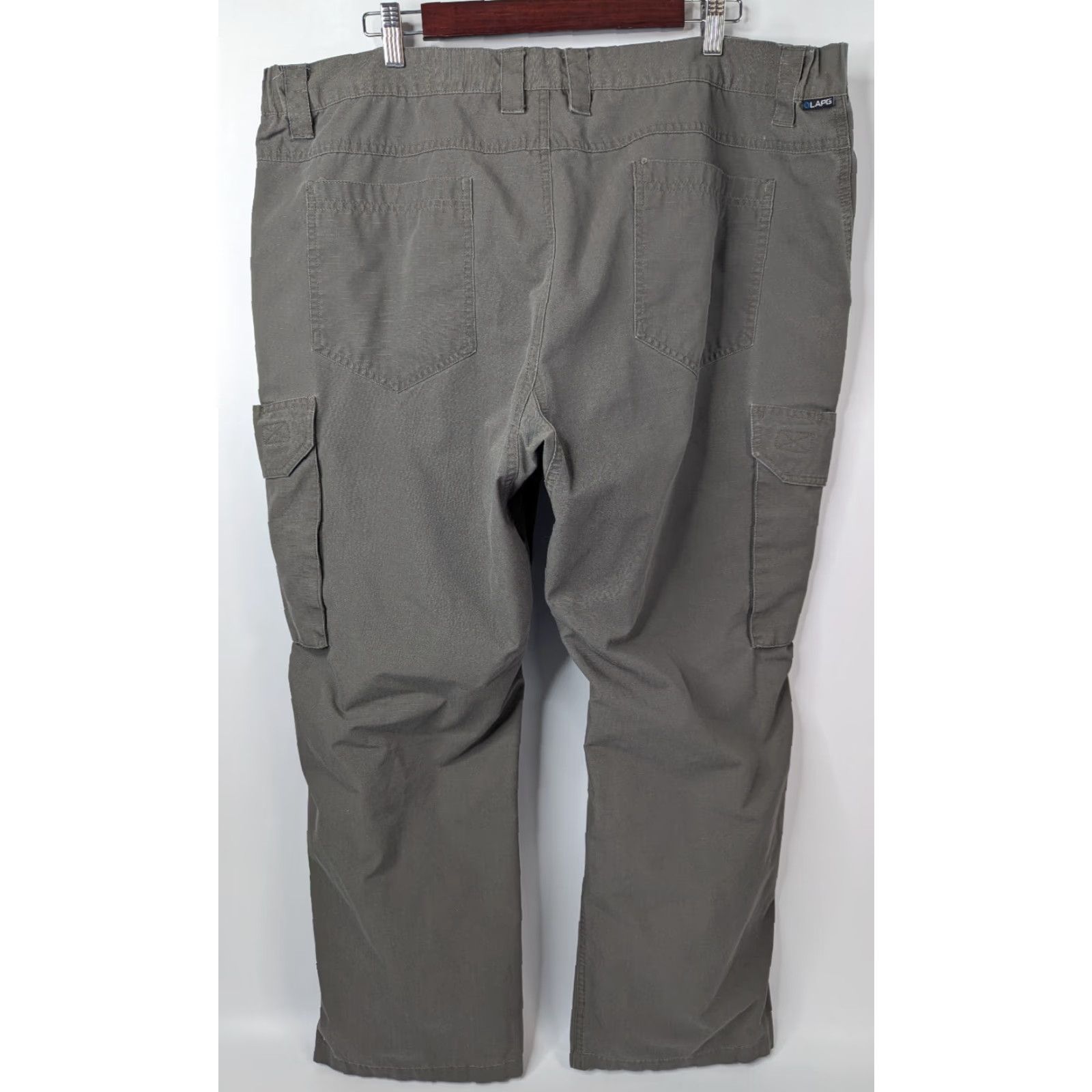 Vintage LAPG Urban Ops Tactical Cargo Pants Grey Men’s 44x30 Ripstop - LA Police Gear Cargo Pants Mens Gray 44x30 Size US 44 / EU 60 - 4 Thumbnail