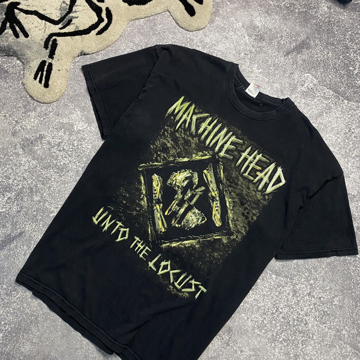 Band Tees Vintage Machine Head Unto The Locust 90’s rock band tee Size US XL / EU 56 / 4 - 2 Thumbnail