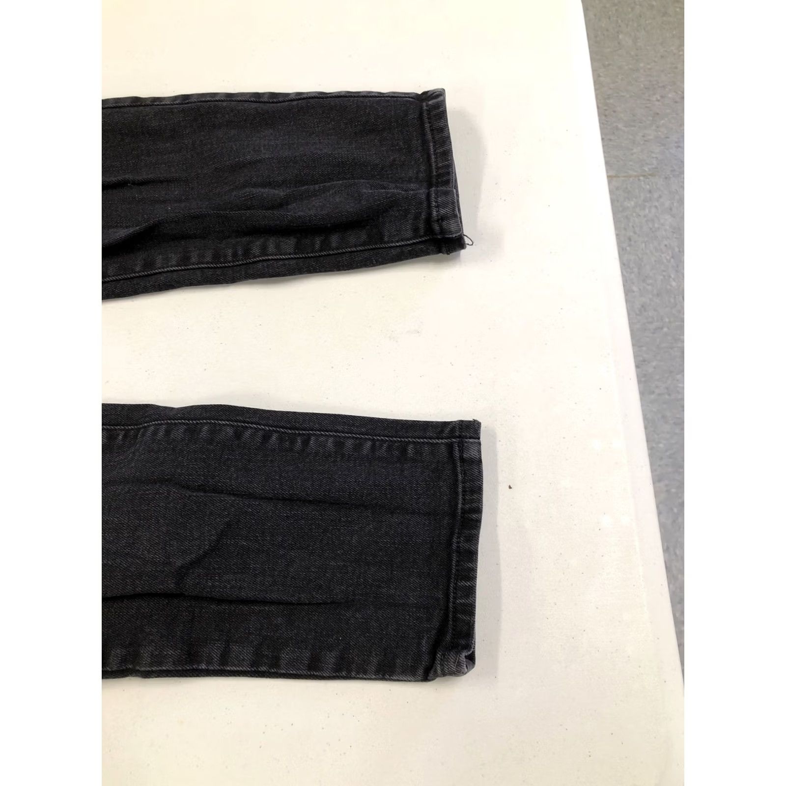 Pacsun PacSun Jeans Mens 32x29 Skinny Distressed Black Wash Denim 32 Inseam Slim Regular Mens Size US 32 / EU 48 - 5 Thumbnail