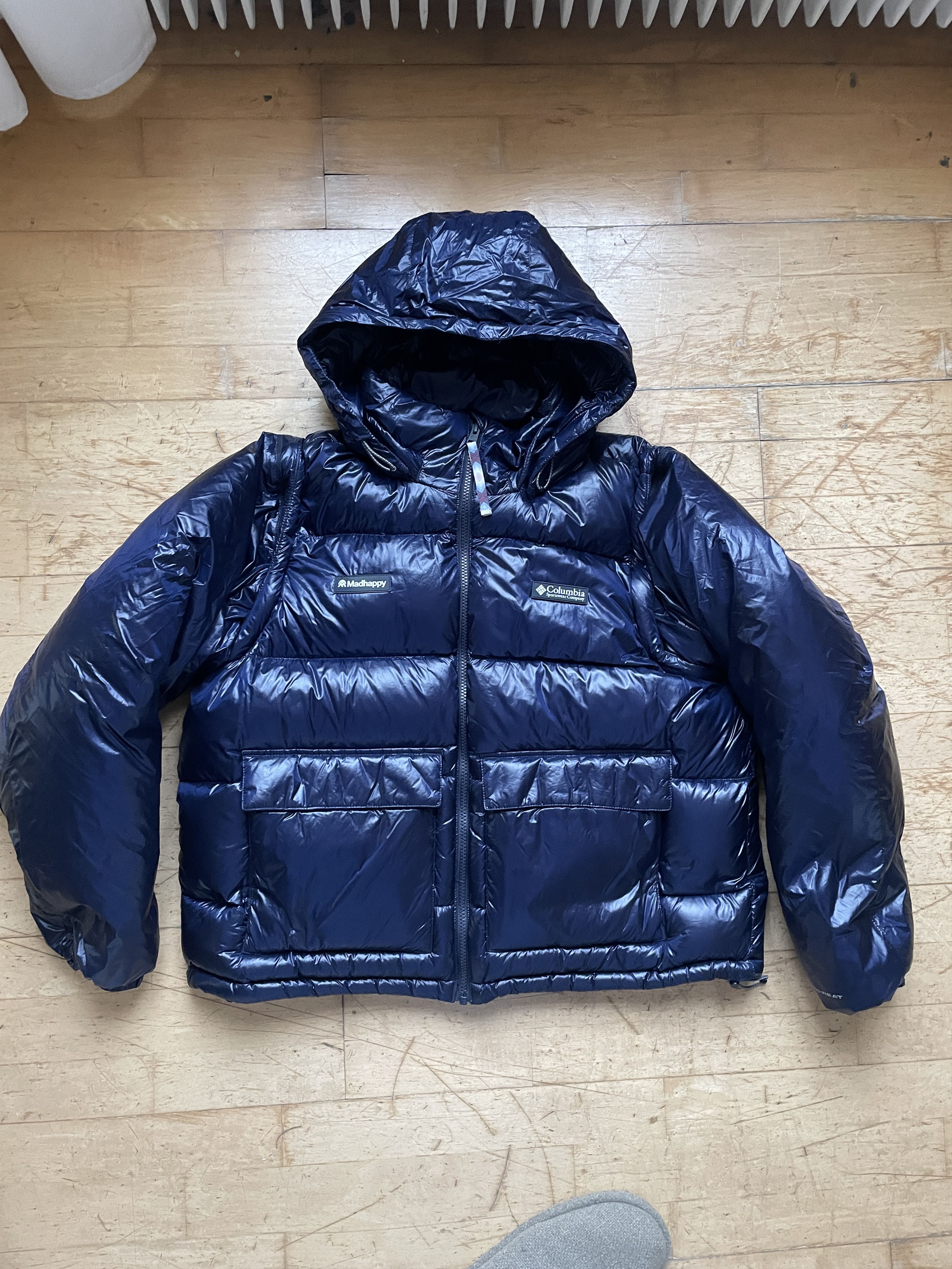 Columbia × Madhappy Madhappy Navy Columbia Edition Down Jacket Size US M / EU 48-50 / 2 - 1 Thumbnail