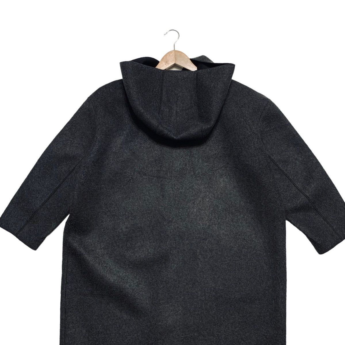 Japanese Brand Mizuiro Industries Hooded Overcoat Size L / US 10 / IT 46 - 8 Thumbnail