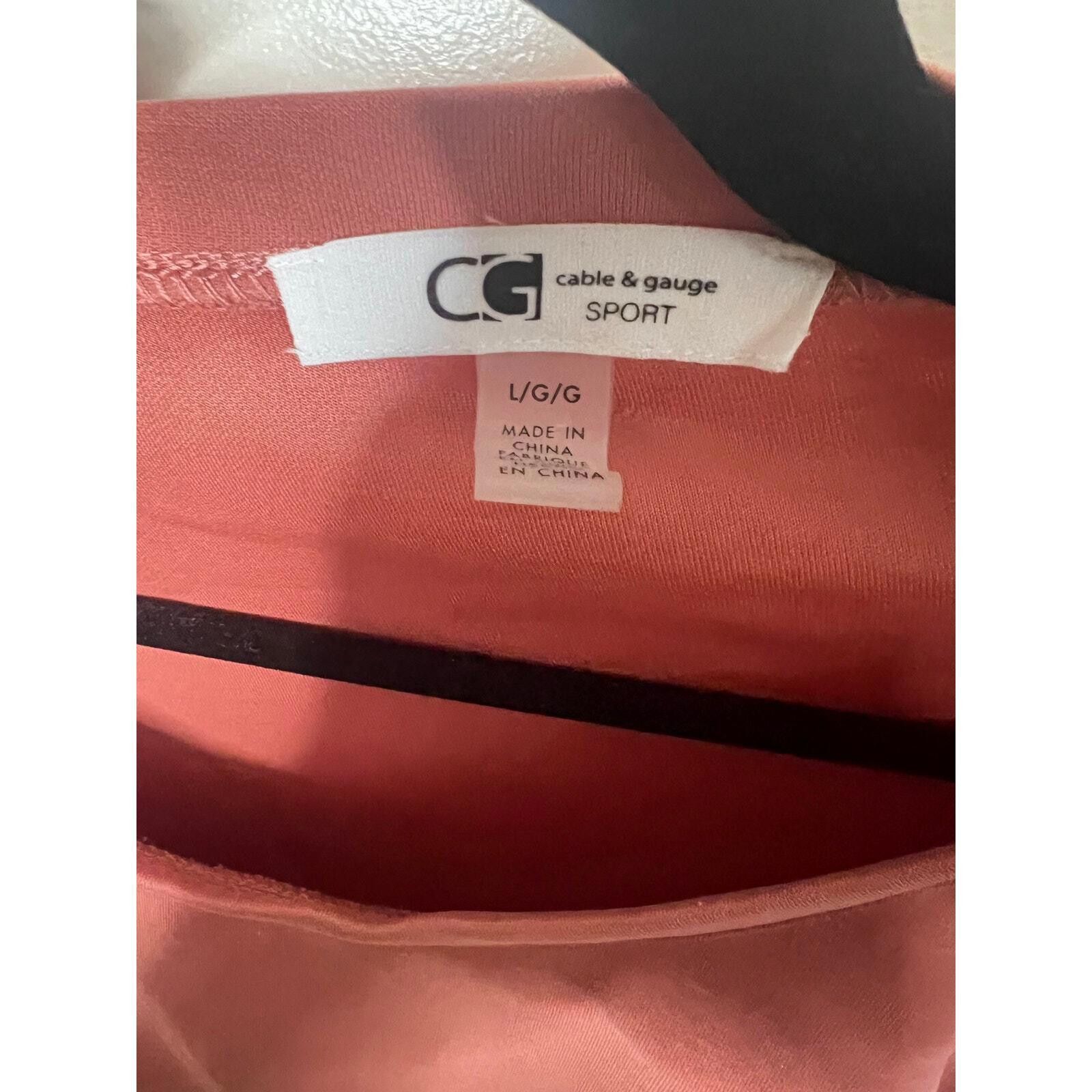 Designer Cable & Gauge Women's Pink Velour Soft Cozy Top Size Large Size L / US 10 / IT 46 - 3 Thumbnail