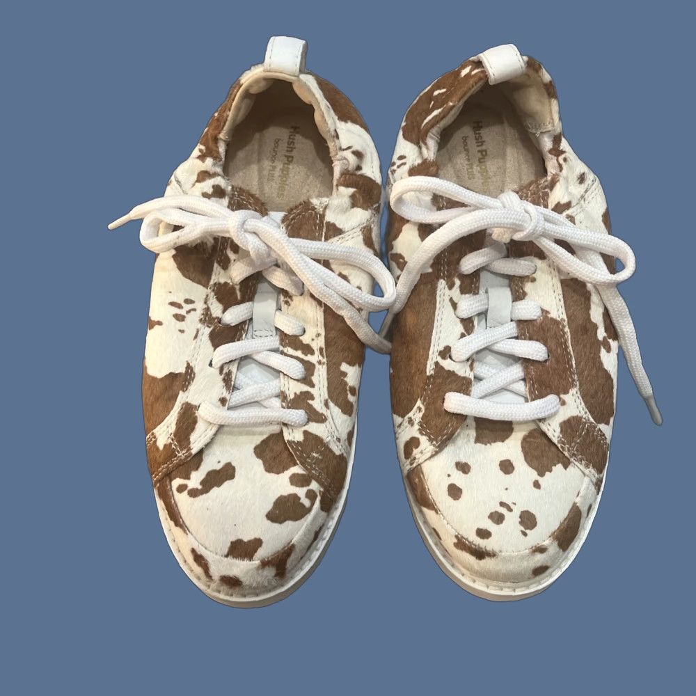 Hush Puppies Hush Puppies Ryann Moyen Women Slip On Sneaker 7.5 Cow Print M Leather Womens Size US 8 / IT 38 - 1 Thumbnail