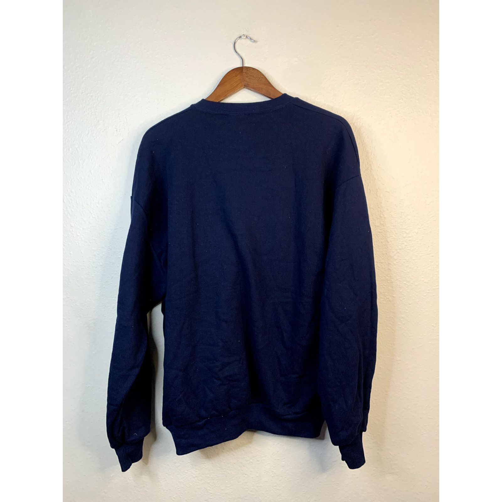 Jerzees 90s Vintage Jerzees XL Dark Blue Blank Crewneck Sweatshirt Size US XL / EU 56 / 4 - 6 Thumbnail