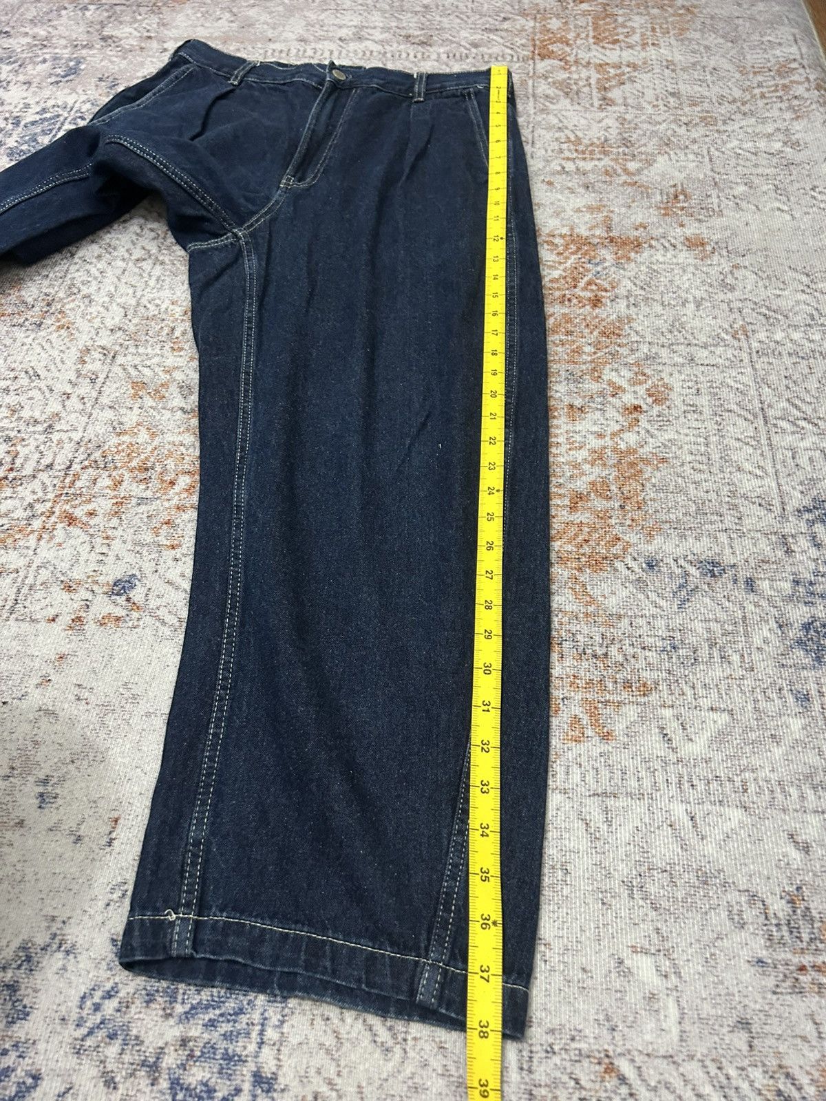 GU × Japanese Brand × Yohji Yamamoto Gu japan Wide Leg Baggy Jeans Yohji style Size US 30 / EU 46 - 19 Thumbnail