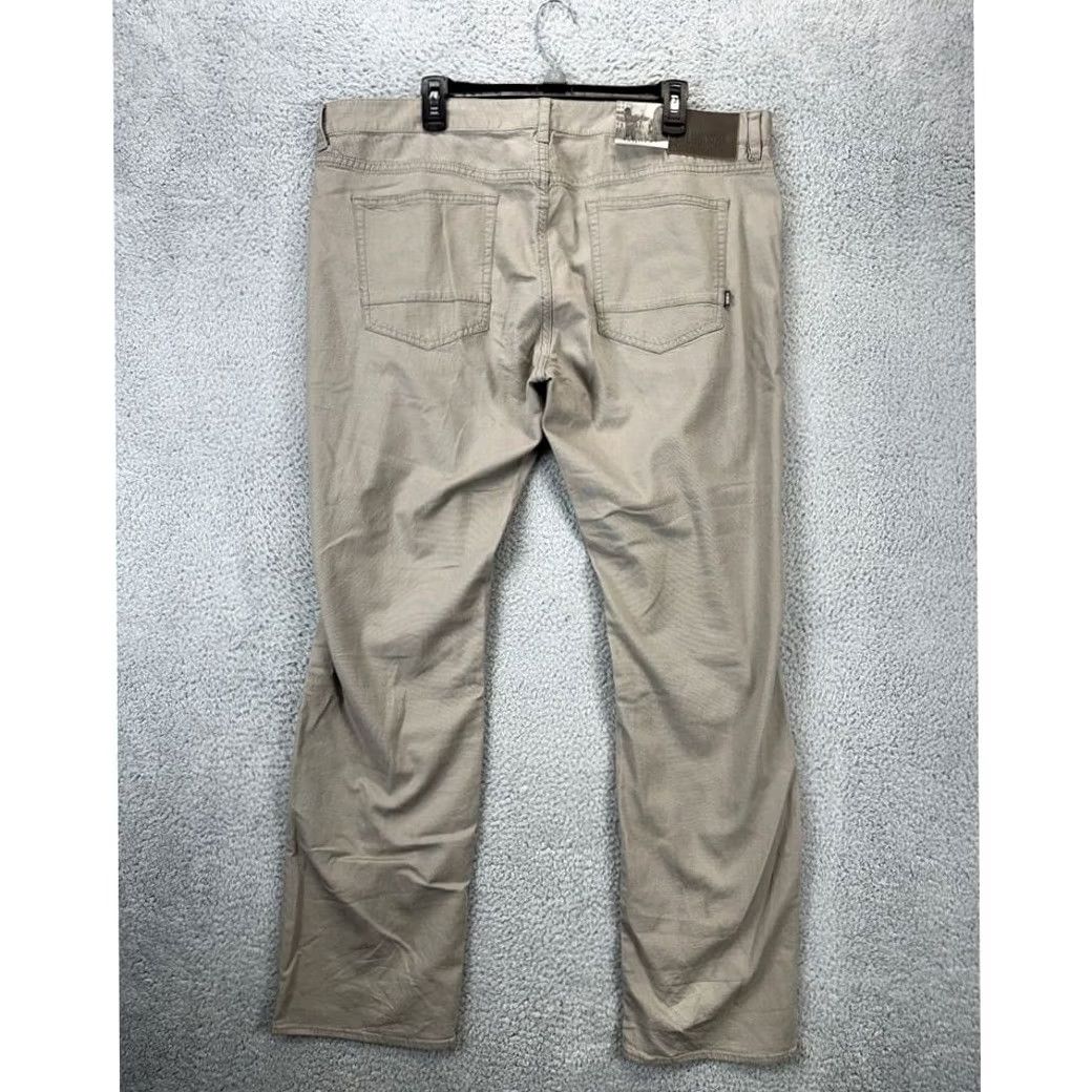 Denime VINTAGE? No. Linksoul Jeans Mens 40 Grey Straight Leg Denim Pants Outdoor Preppy 5 Pocket NEW Size US 40 / EU 56 - 2 Thumbnail