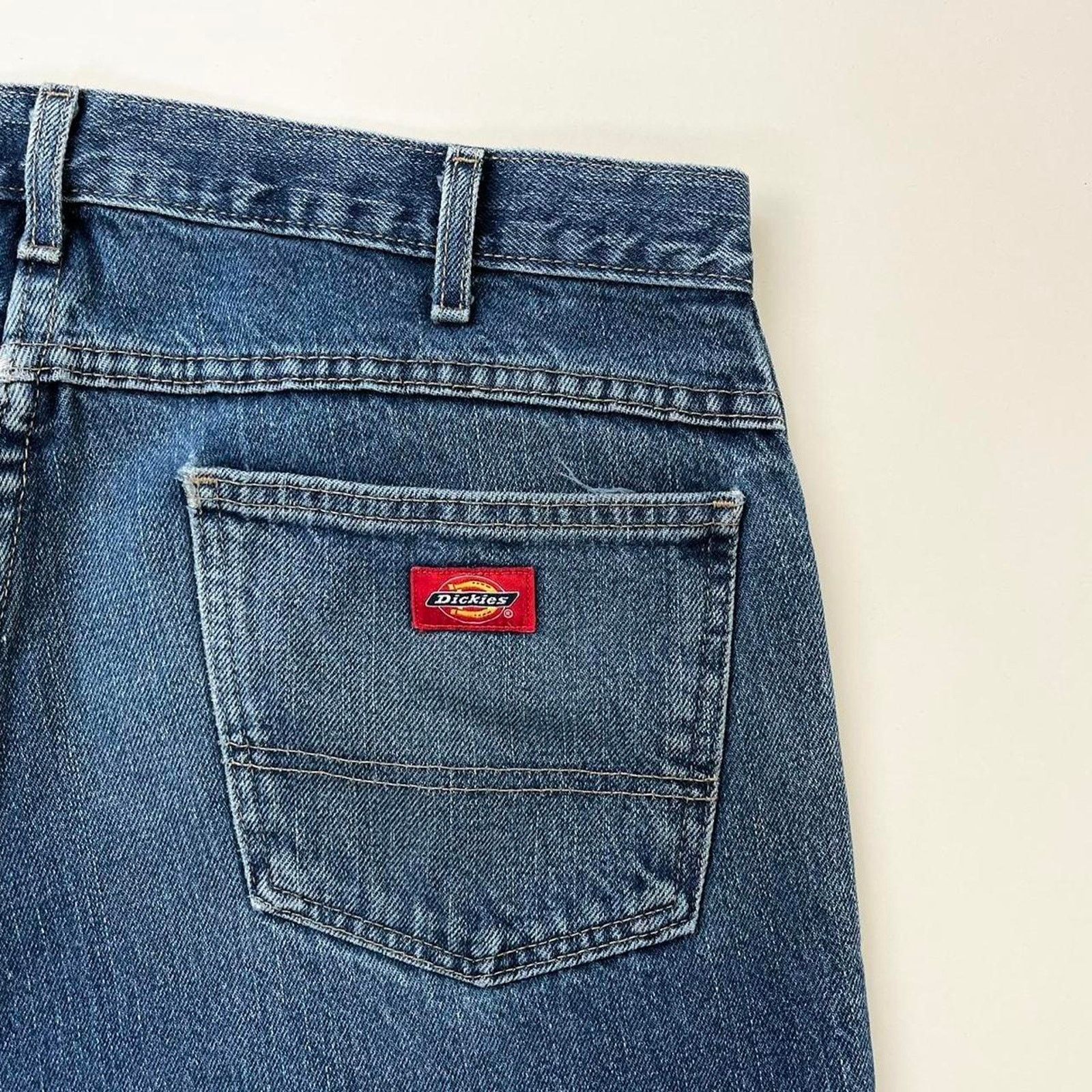 Dickies × Vintage Vintage 1990s Dickies Essential Baggy Carpenter Jeans Size US 36 / EU 52 - 4 Thumbnail
