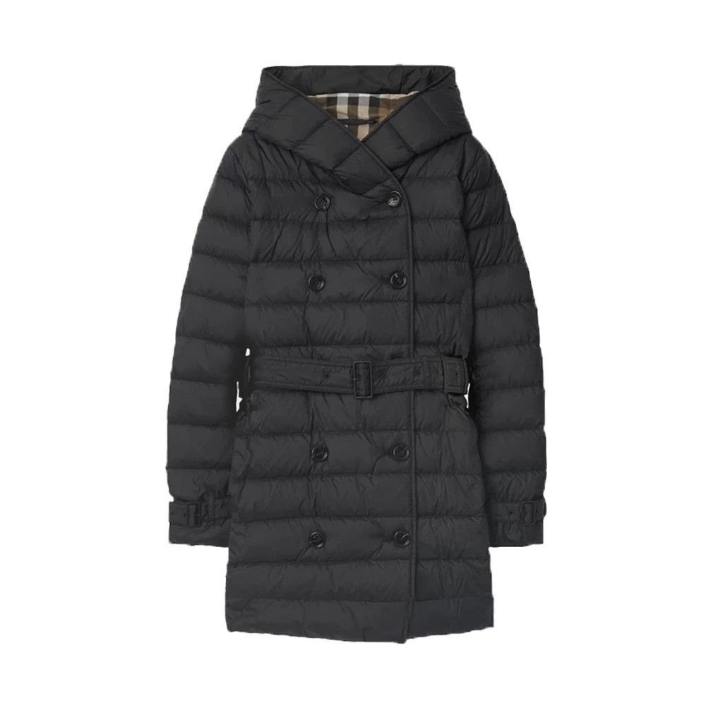 Burberry o1w1db10326 Hooded Down Jacket in Black Size XL / US 12-14 / IT 48-50 - 1 Thumbnail
